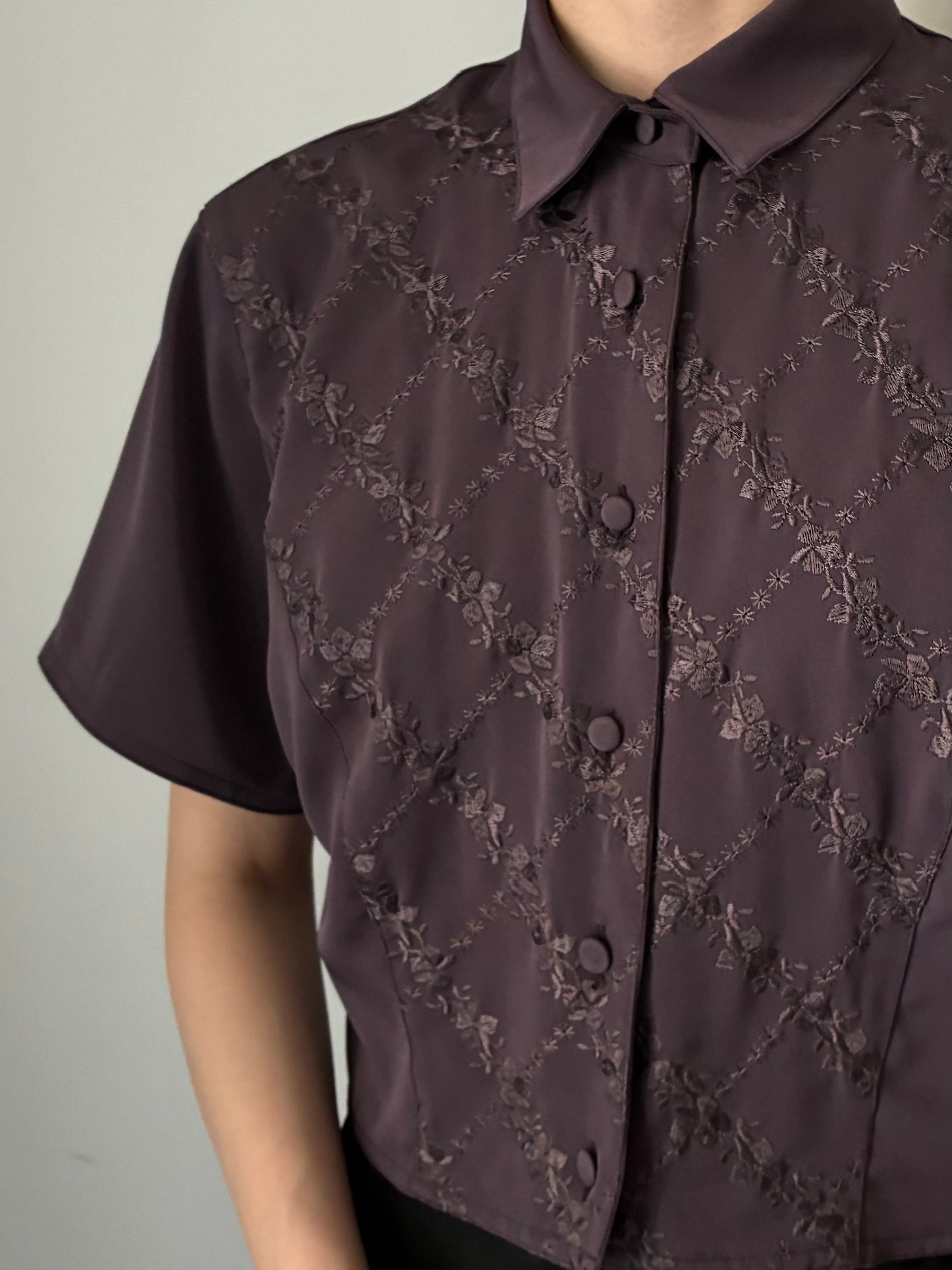 Embroidery design shirt made in ITALY