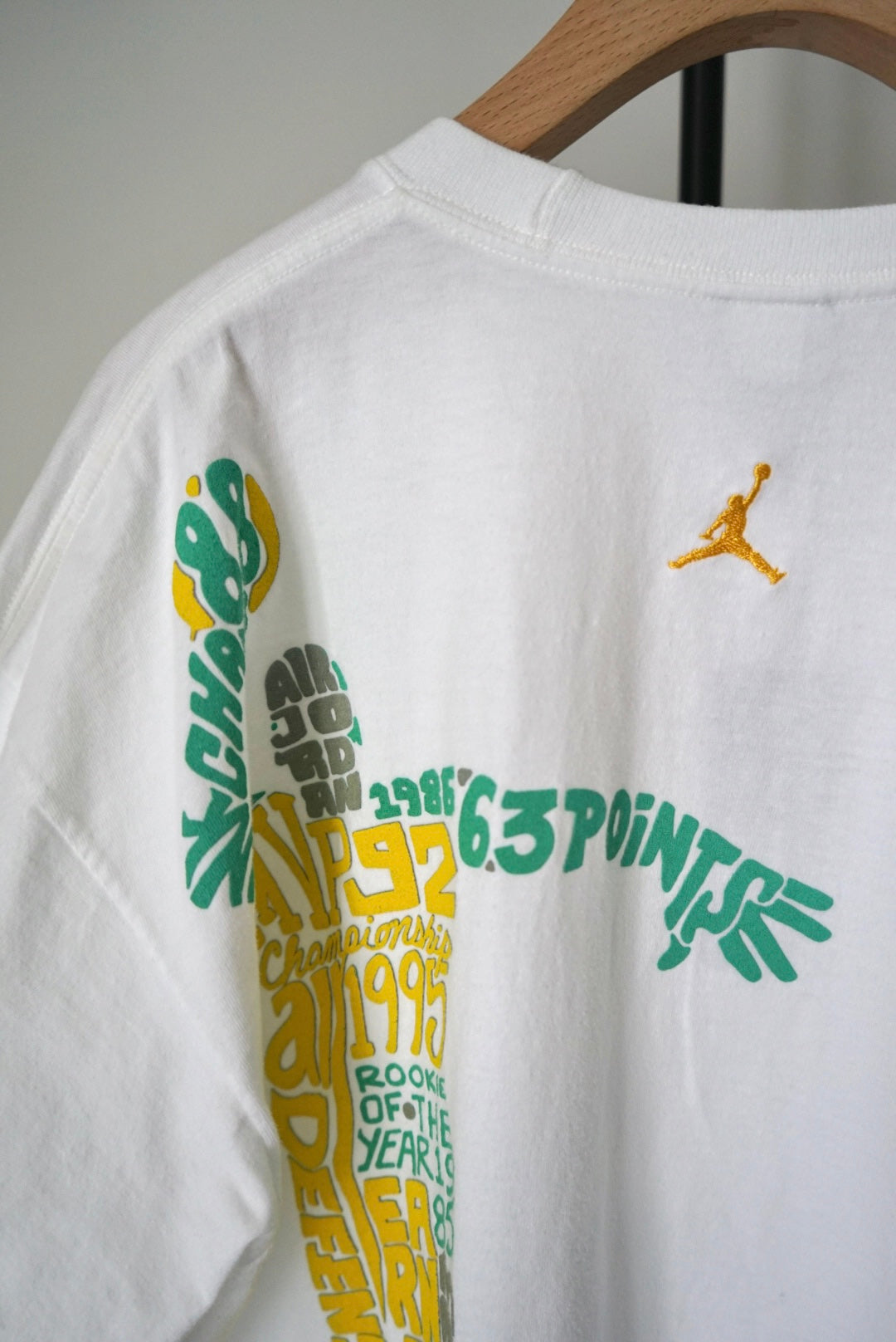 "AIR JORDAN'' typography tee