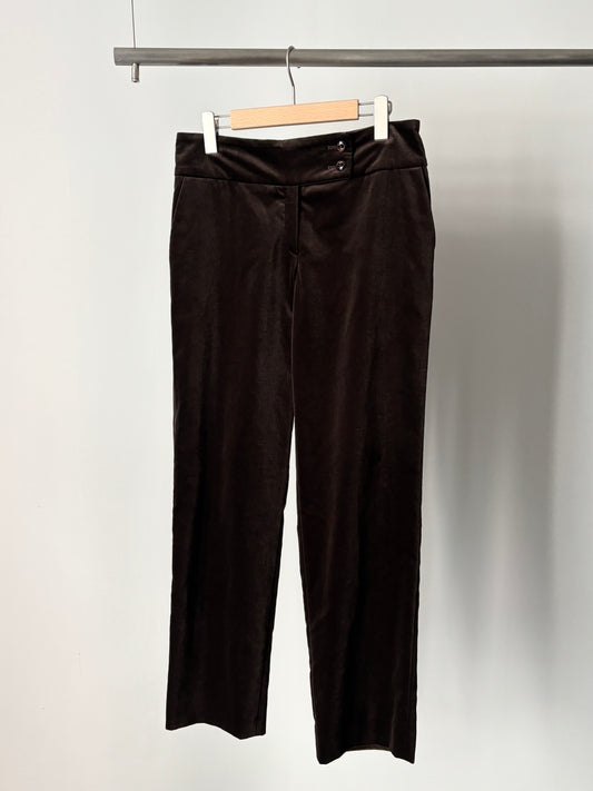 Velvet brown pants