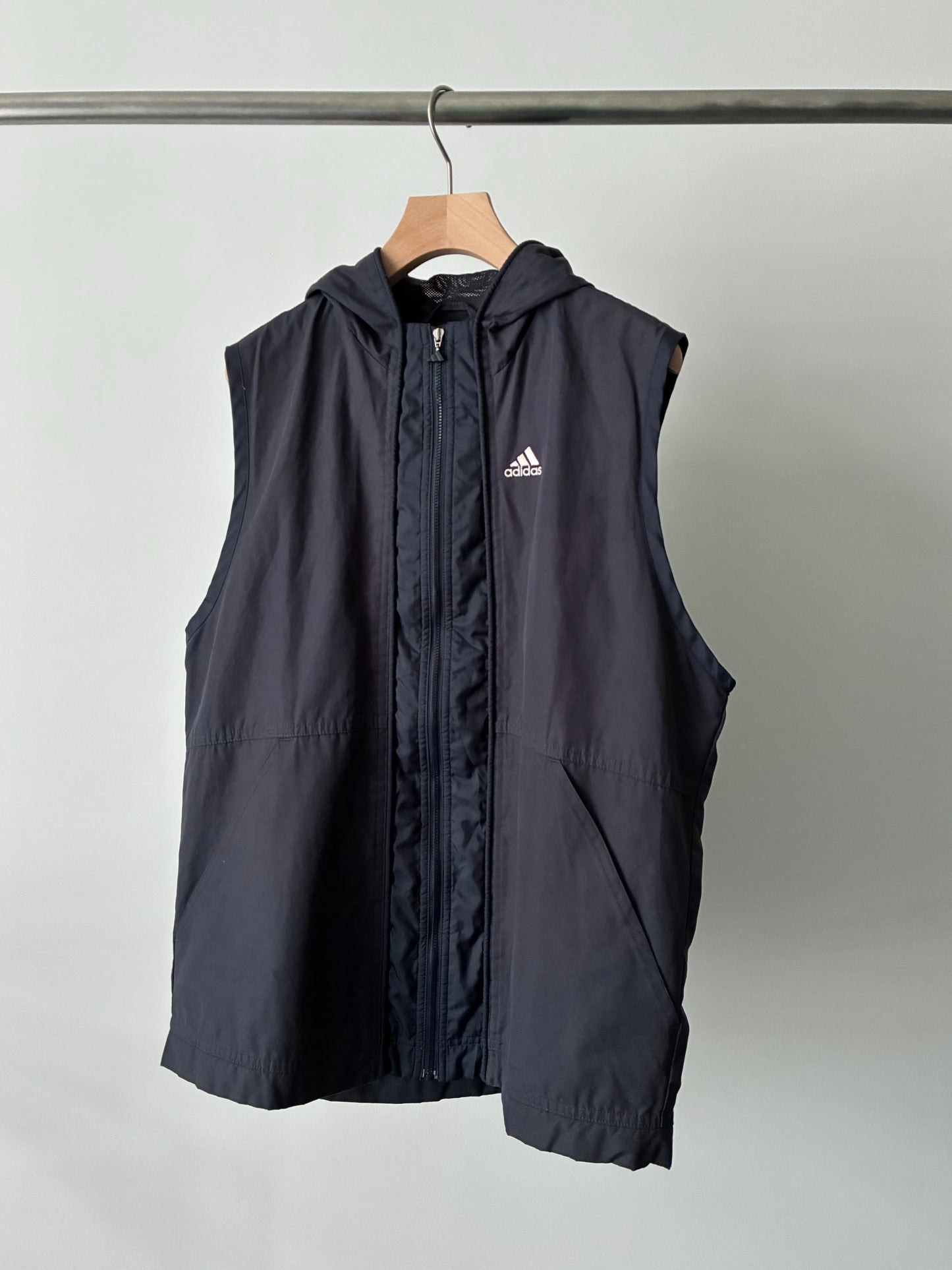 "adidas" foodie cotton poly tech vest
