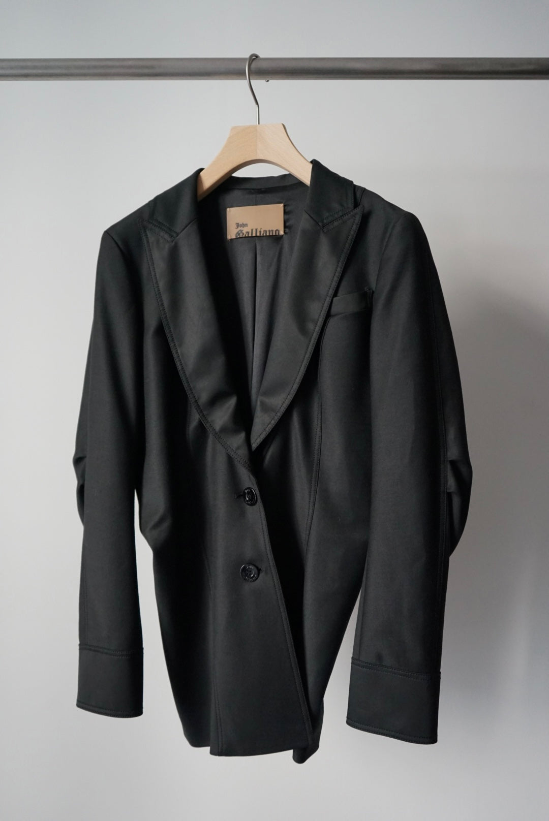 "John Galliano" deformed tailored jacket