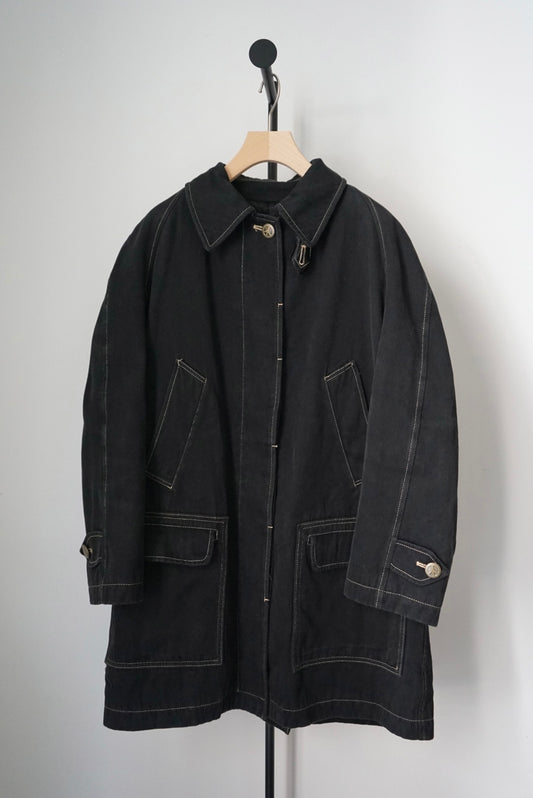 "MOSCHINO" Stitch flyfront jacket made in Italy