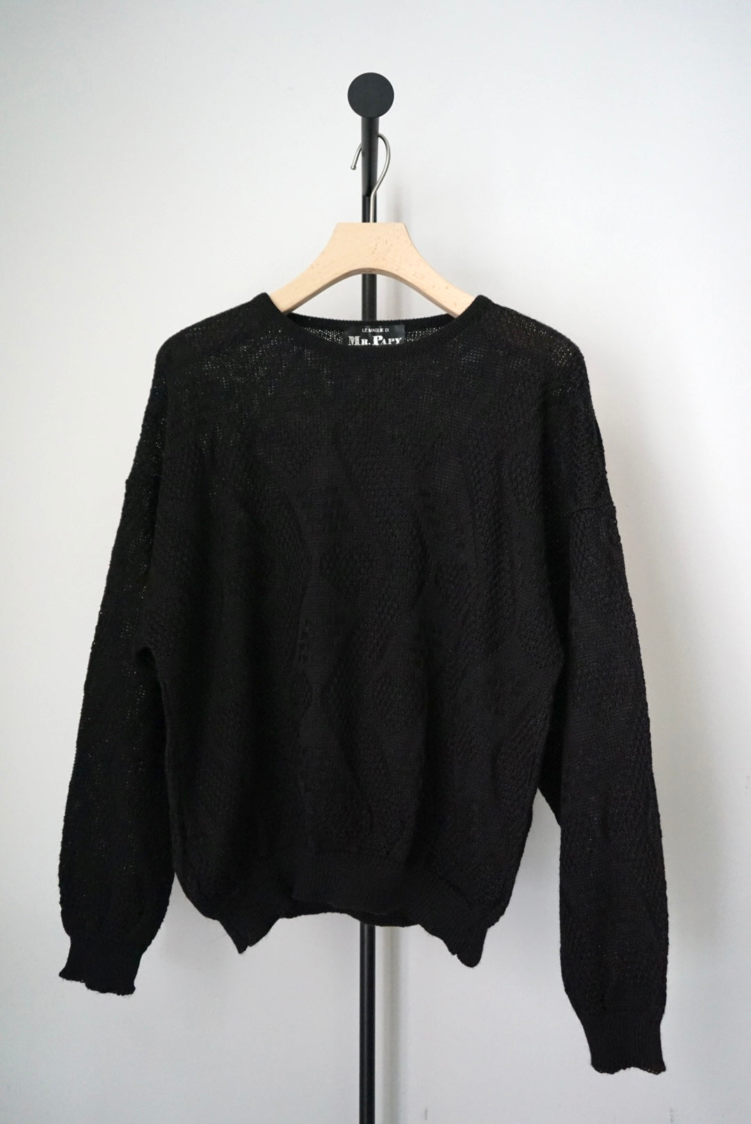 Pattern pullover knit
