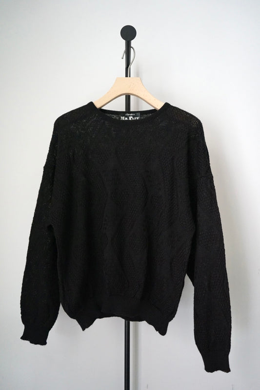 Pattern pullover knit