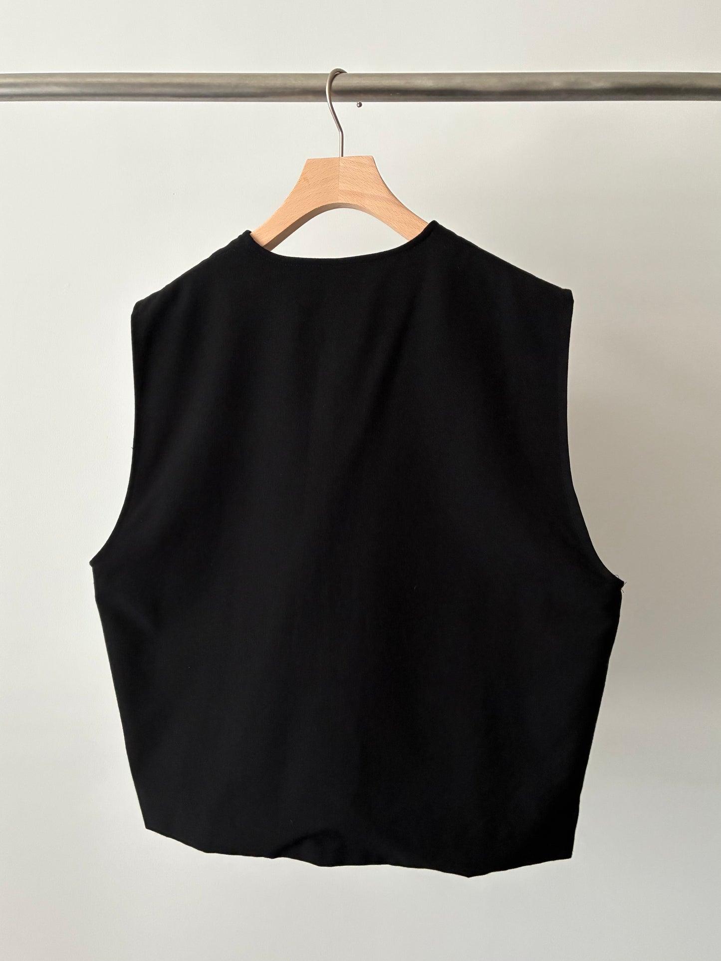 Zipup simple vest made in CANADA