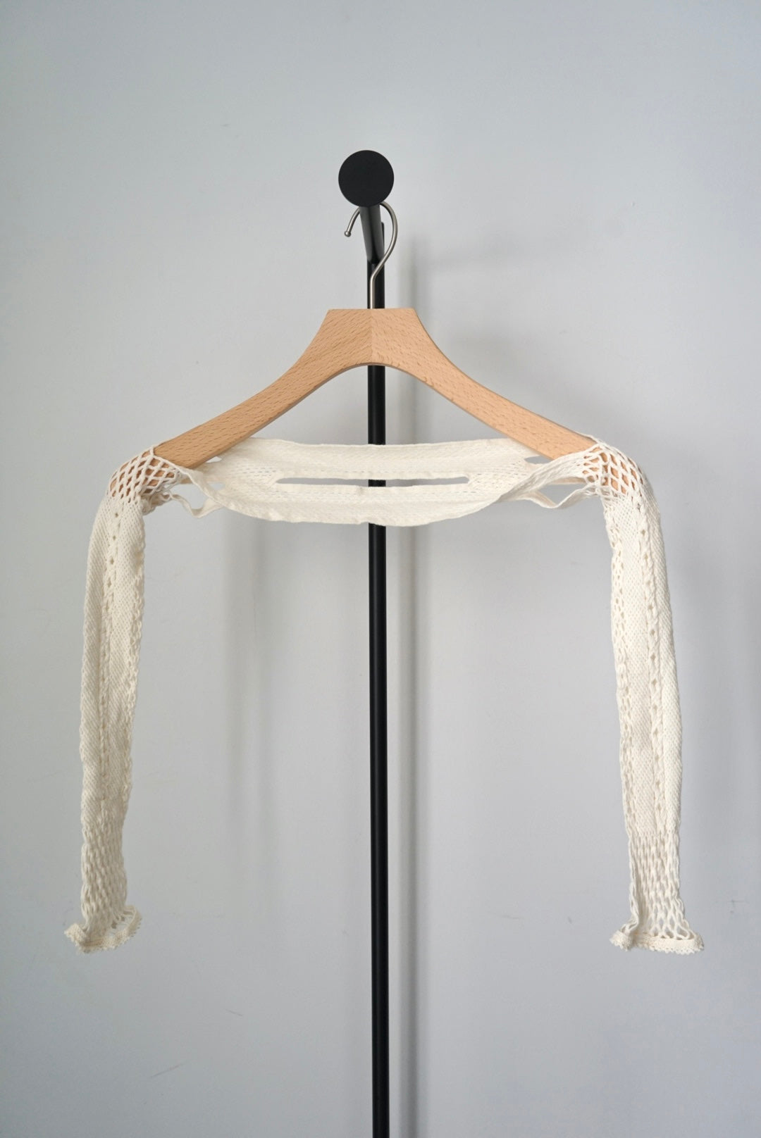 【EUCHRONIA】Stretch Lace Short Tops -ivory-
