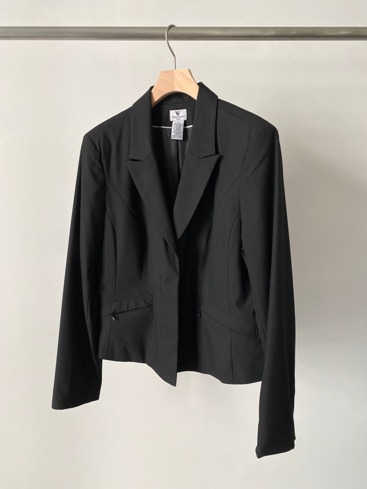 Flyfront zip design jacket