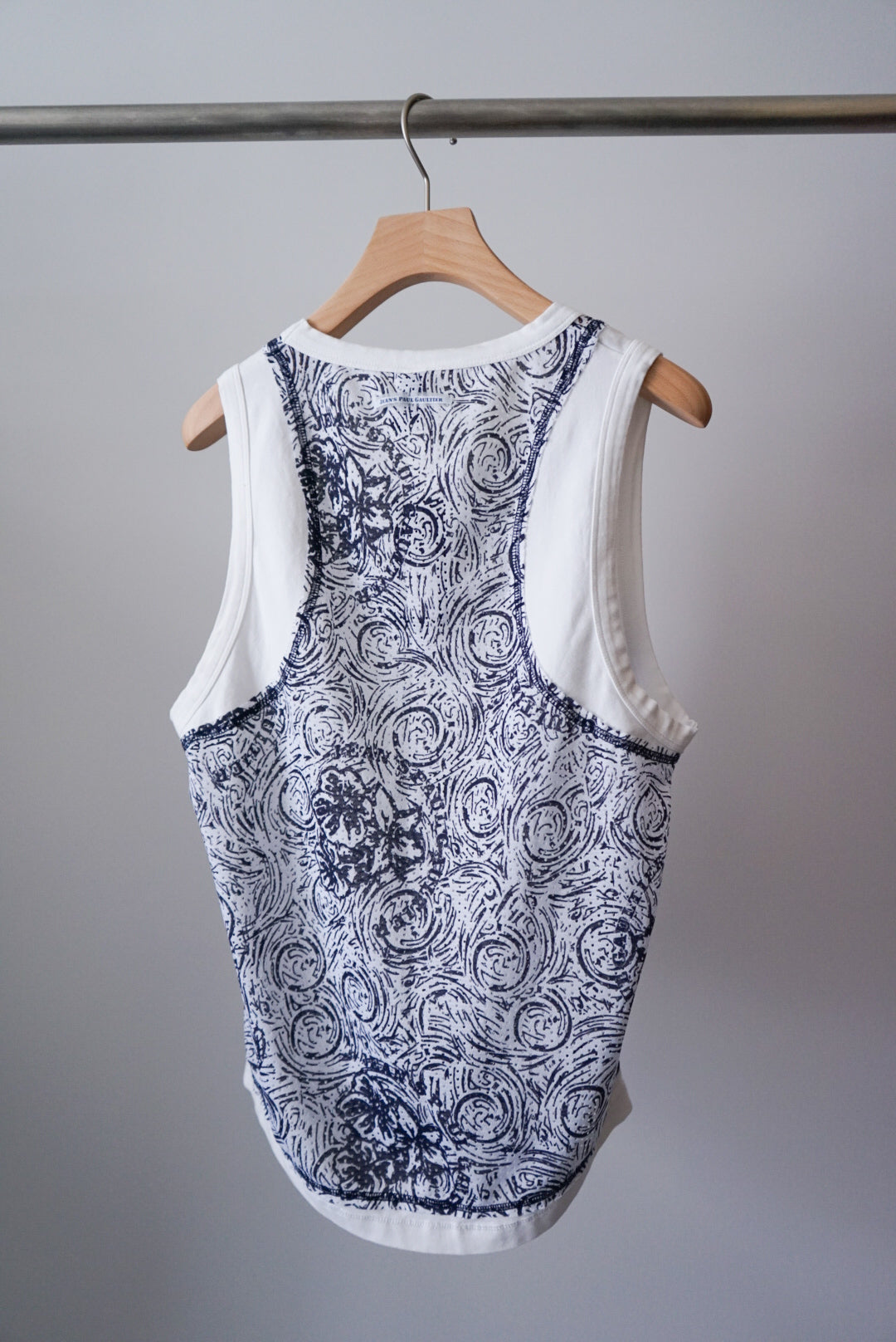 Jean paul gaultier mesh sleeveless tee