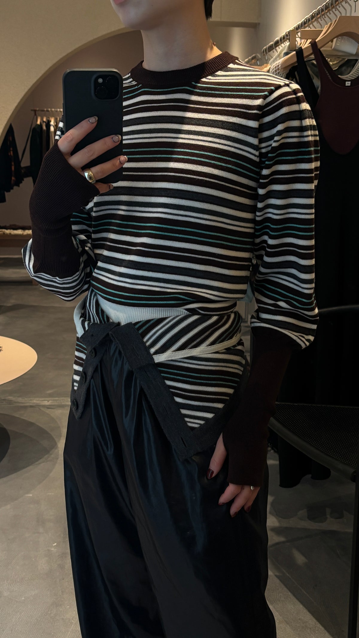 【tyn.TGOR】Belley band top -multi-