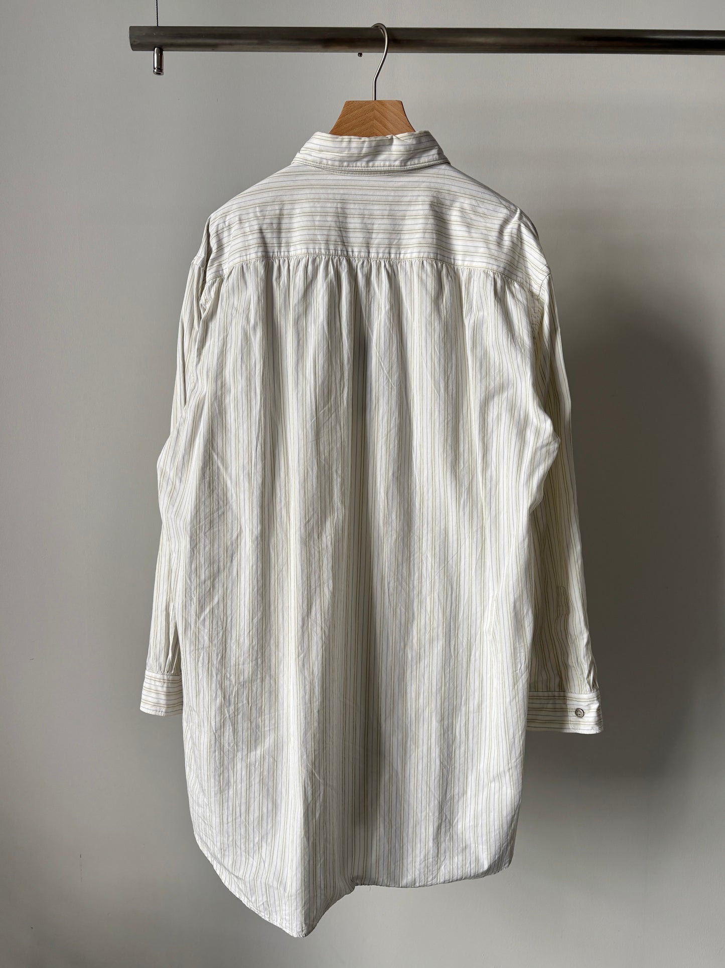 "Y's for men" long shirt (yellow stripe)