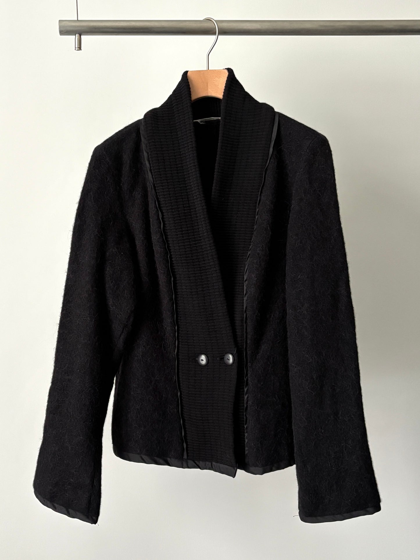 Alpaca cardigan jacket