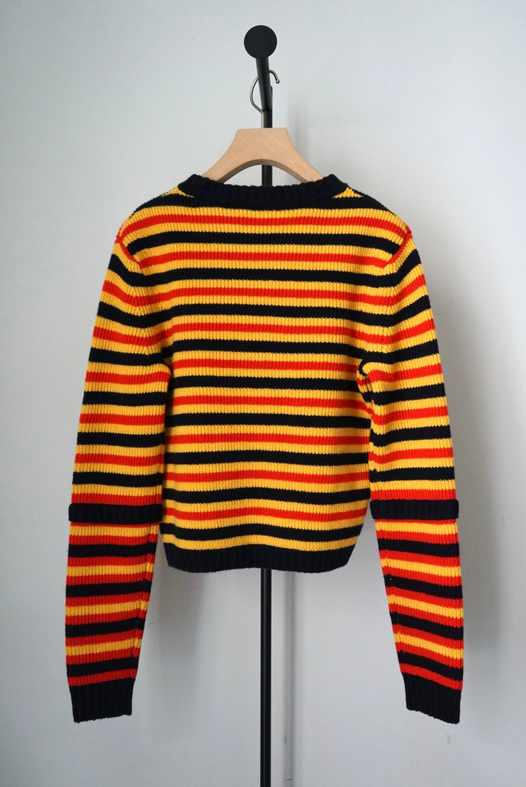 "Victoria Beckham" All Over Stripe Crewneck Sweater