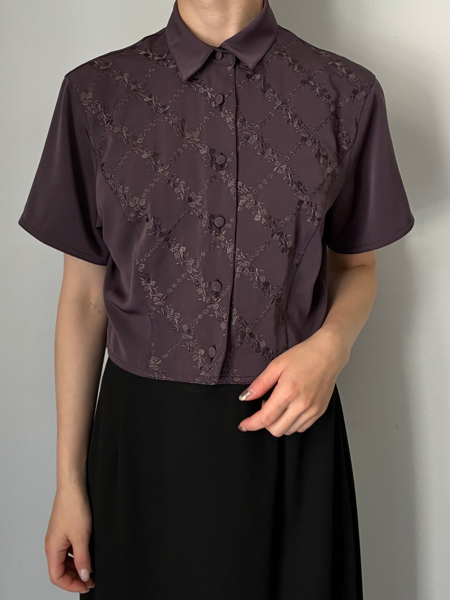 Embroidery design shirt made in ITALY