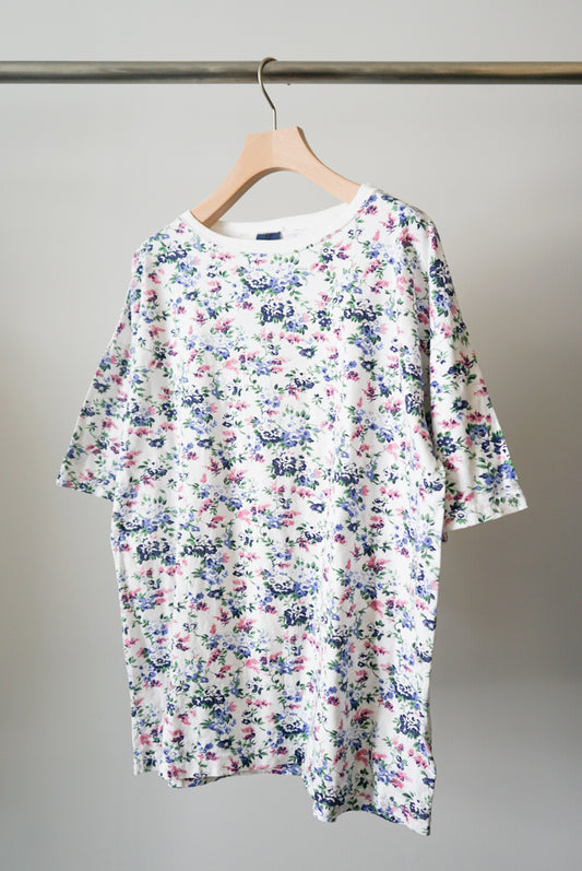 Flower print big tee