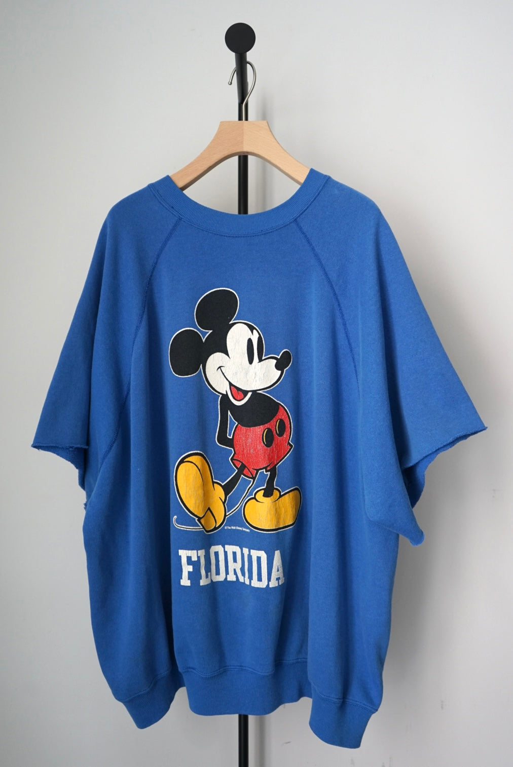 "Mickey" cut sleeve big sweat