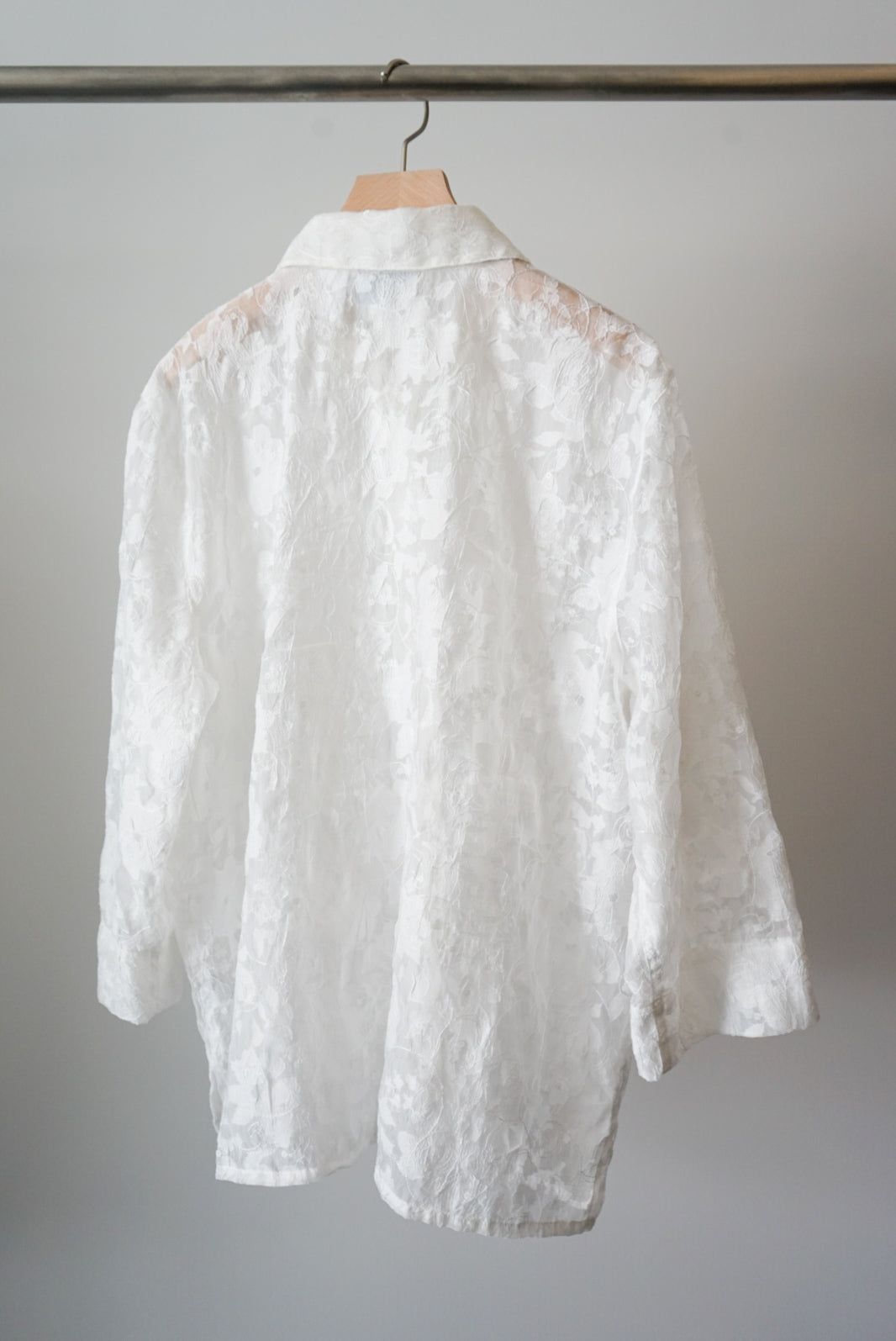 Flower lace shirt