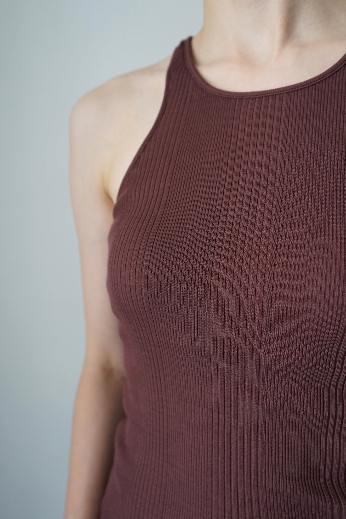 【HAKUJI】Random rib amesle bra tanktop