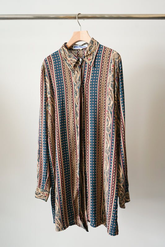 Multi pattern long shirt