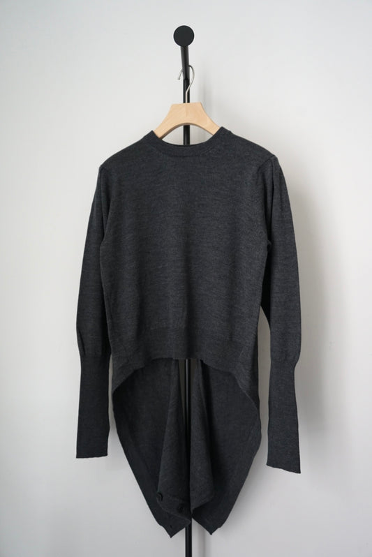 【tyn.TGOR】Belley band top -chacoal-