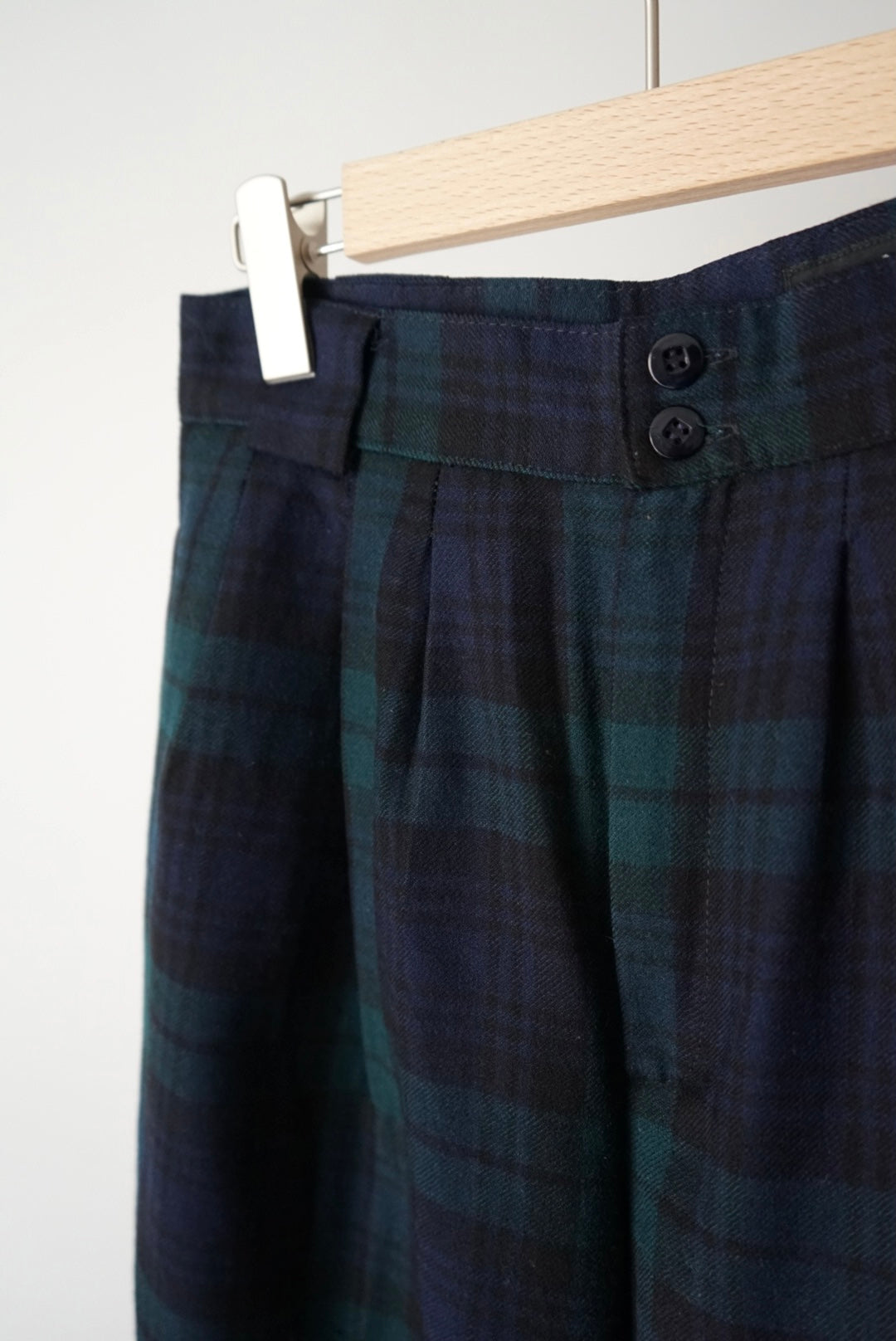 Black watch check pant made in Bulgaria