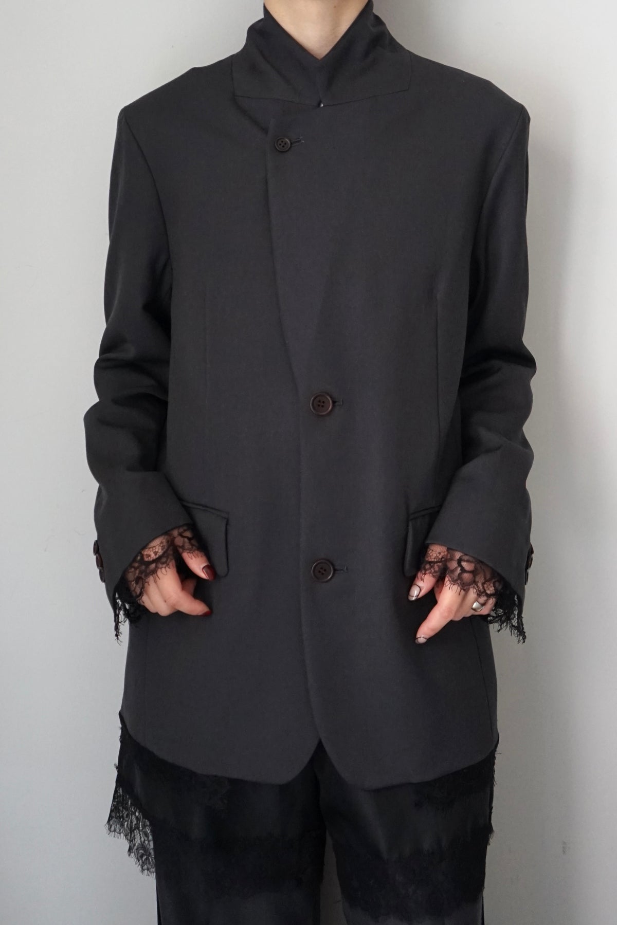 【EUCHRONIA】Reversible Lace Jacket