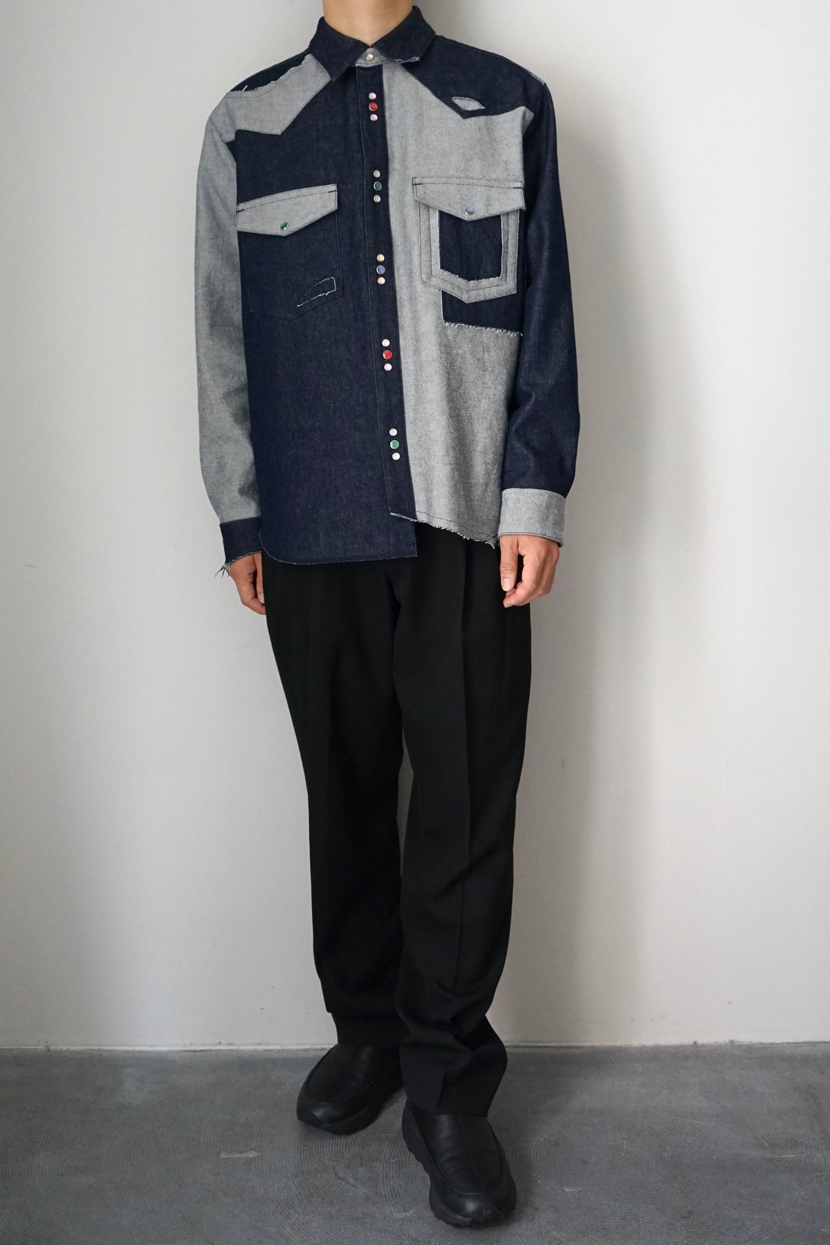 【SHOTAHIYAMA】12.5 OZ DENIM CRAZY WESTERN SHIRT