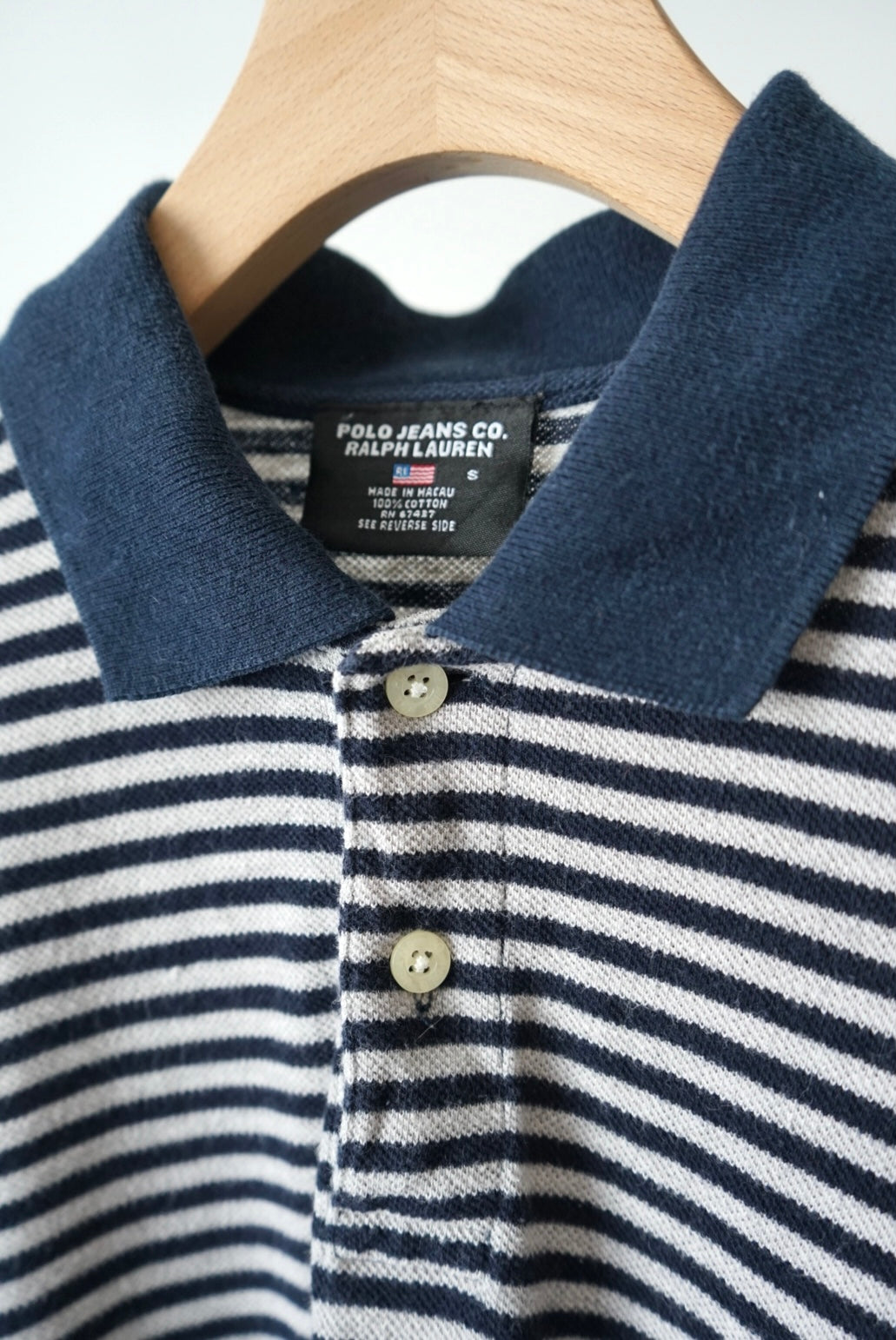 Plain border polo