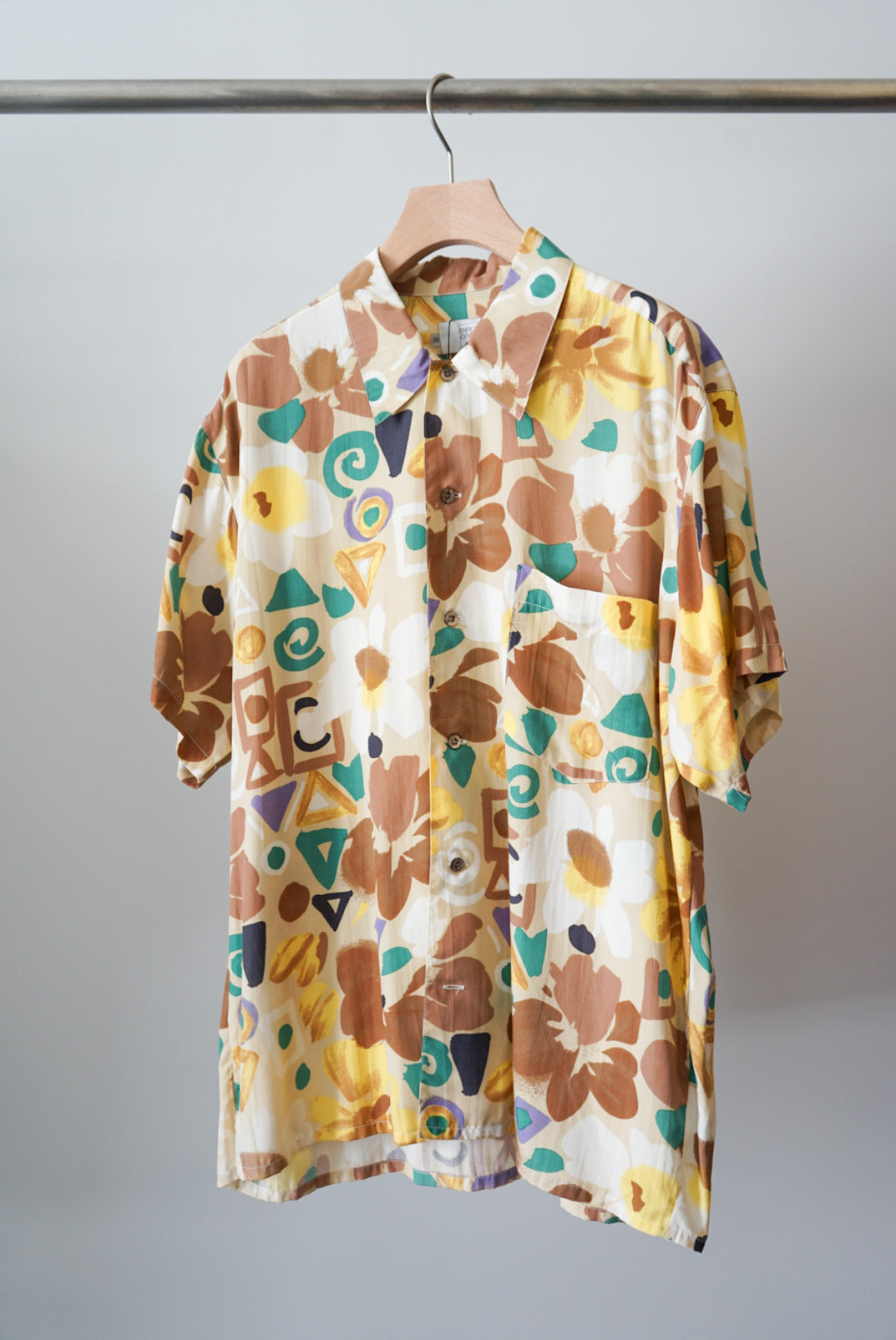 ENRICO COVERI flower paint shirt