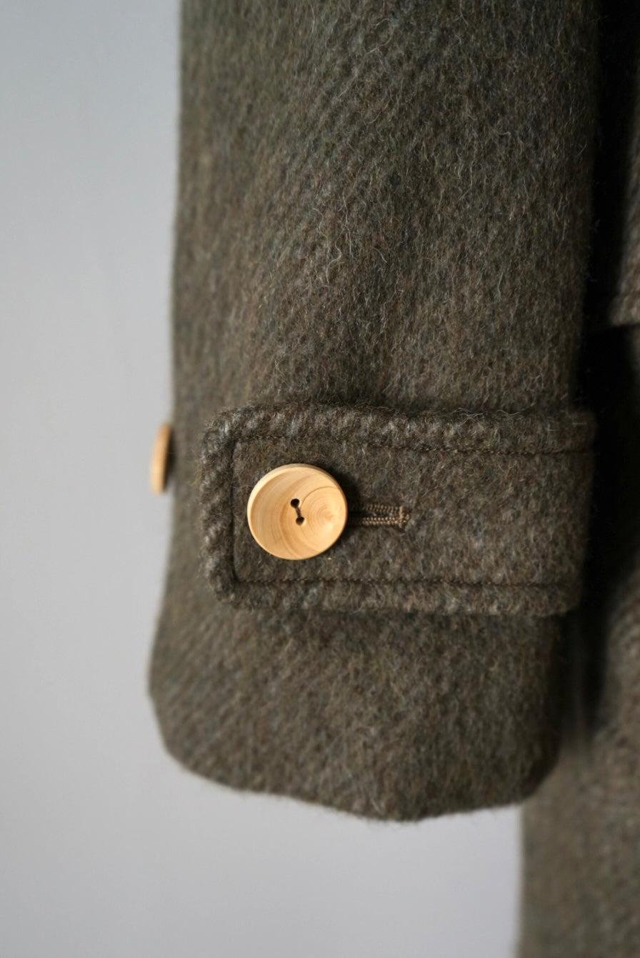 【SHOTAHIYAMA】  STAND COLLAR LOOSE WOOL COAT