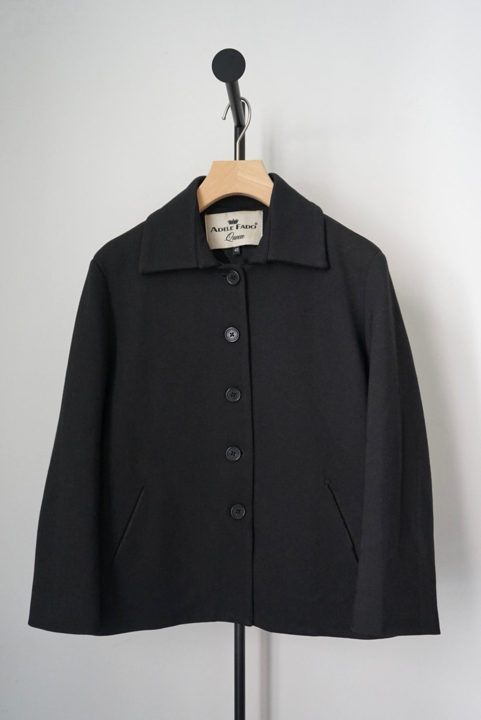 5buttons minimal jacket made in Italy