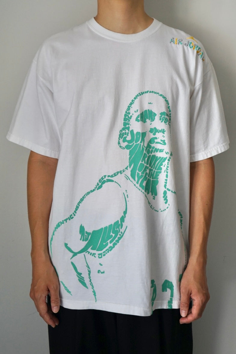 "AIR JORDAN'' typography tee
