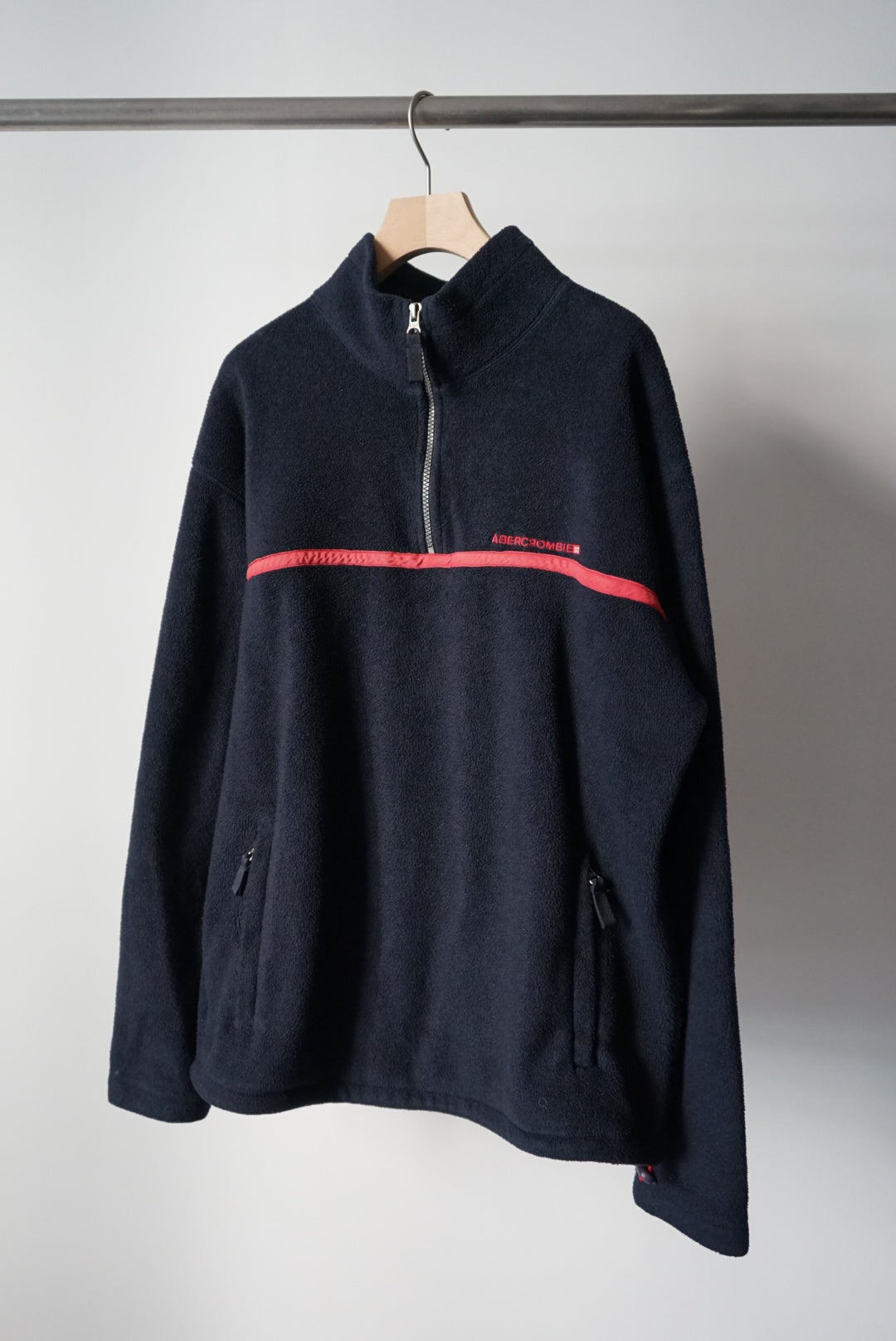 Half zip line fleece jacket