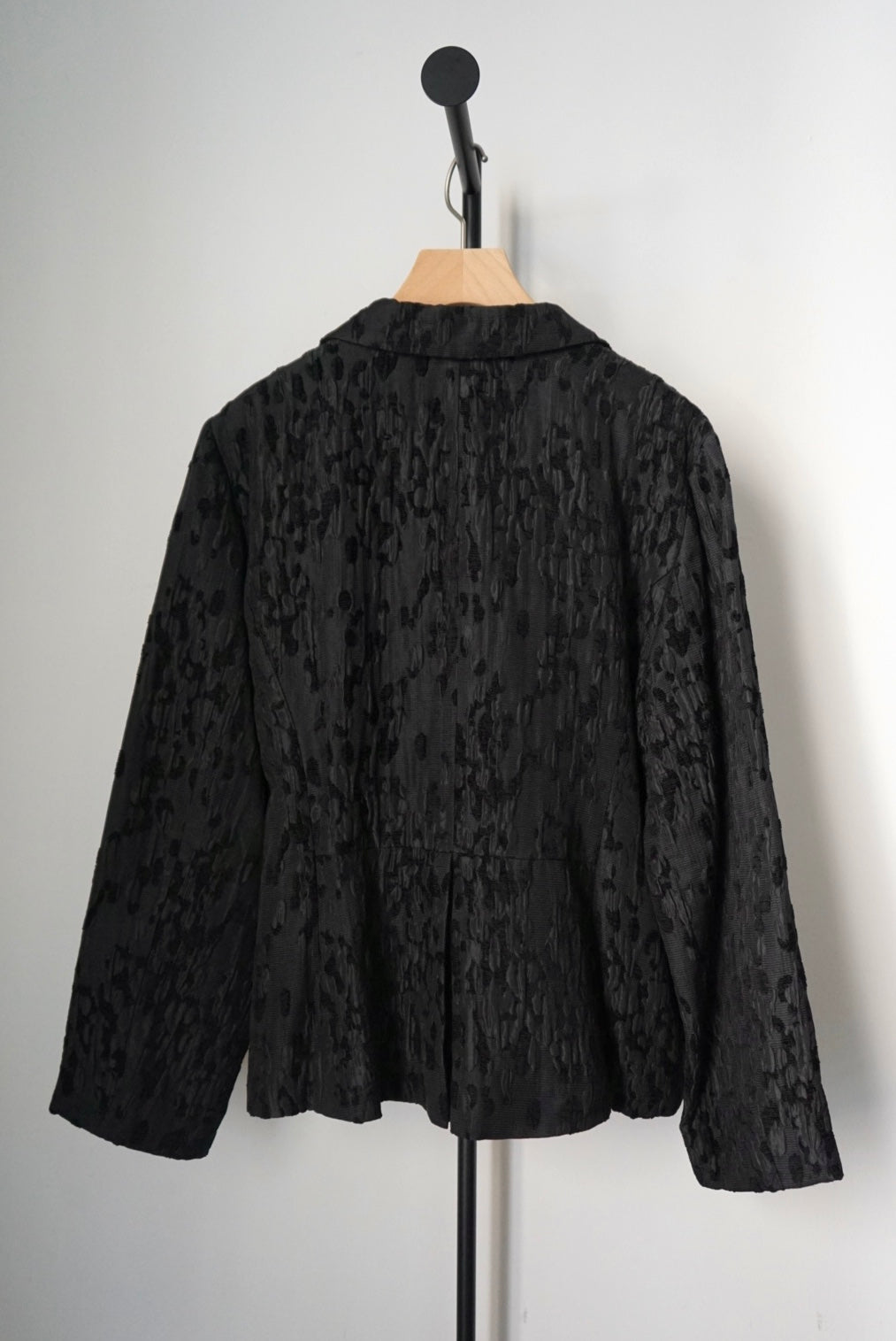 Silk chenille design fabric jacket