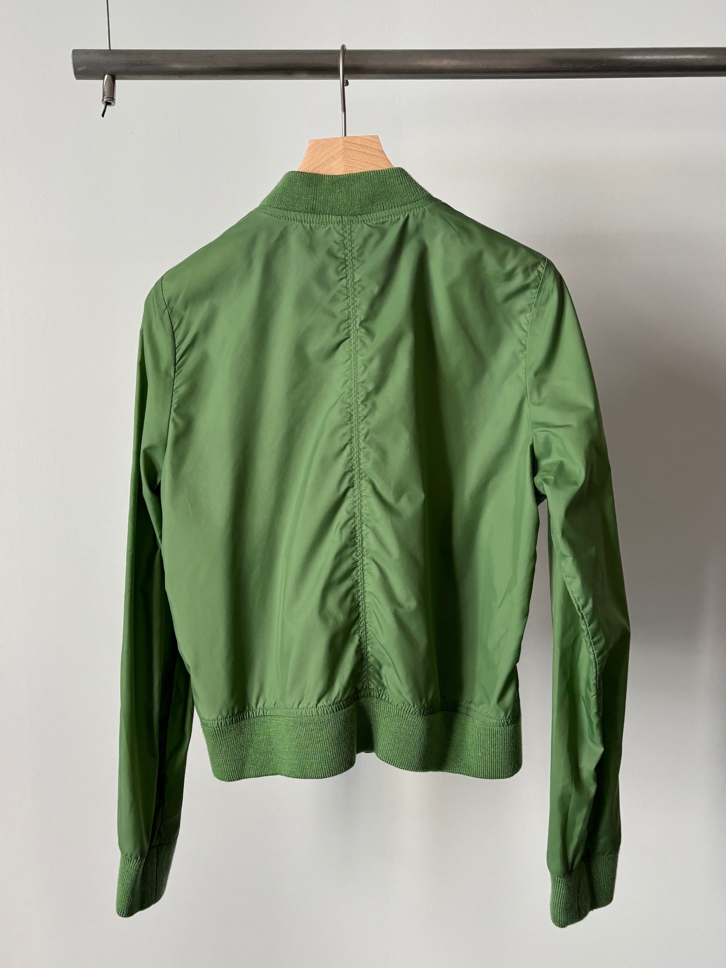 Rib design nylon jacket