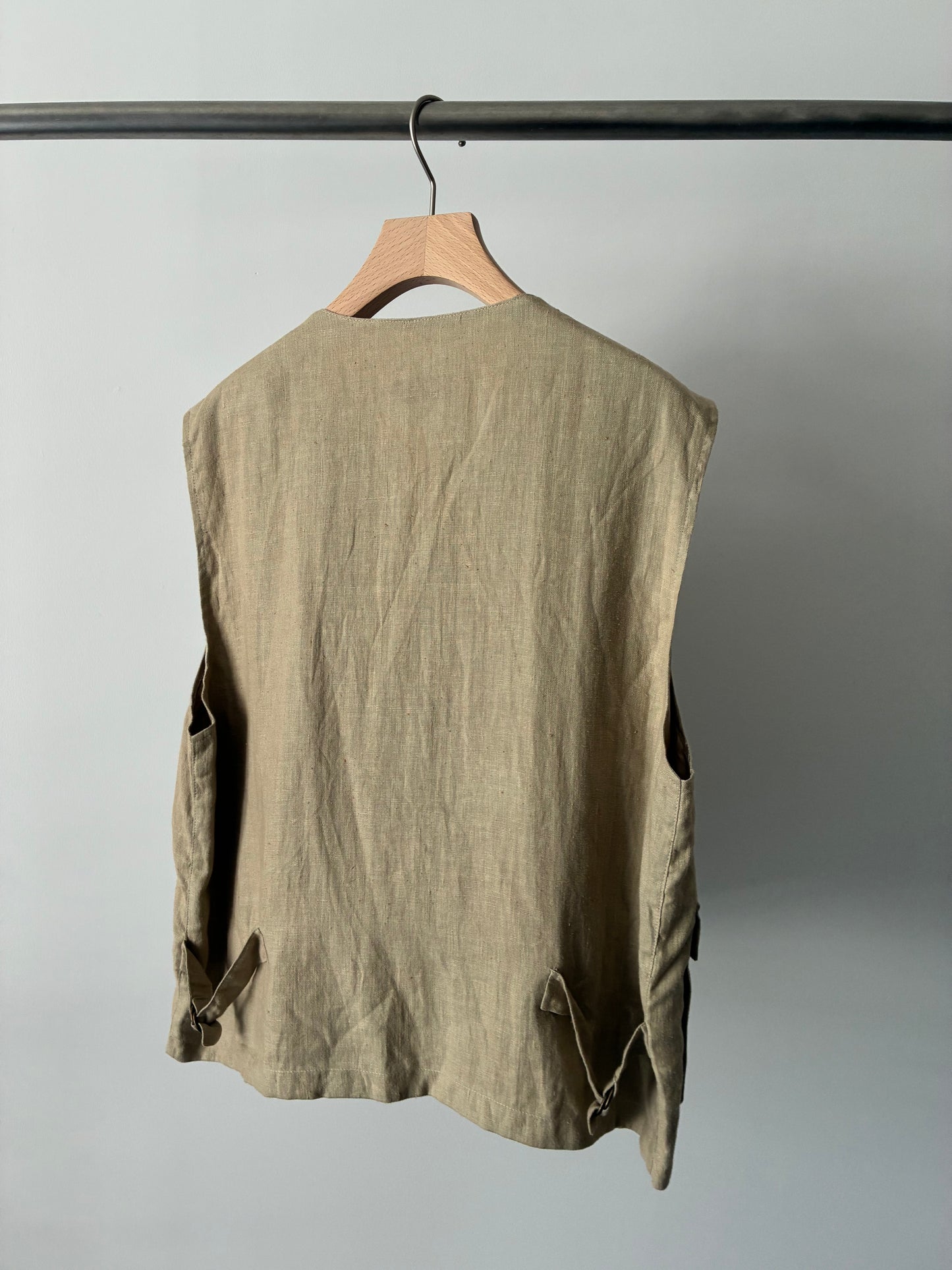 Euro linen vest made in Italy