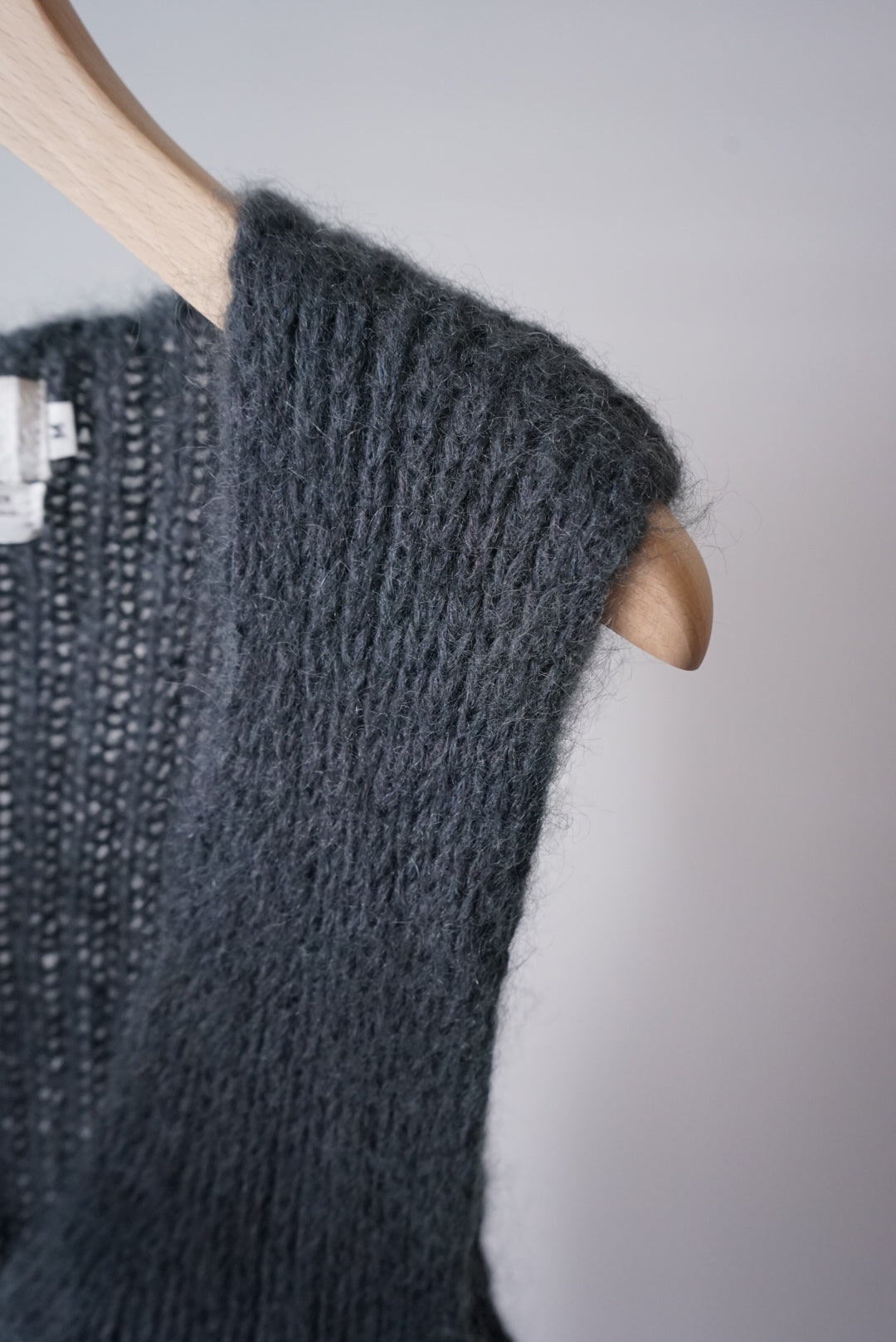 Mohair knit vest