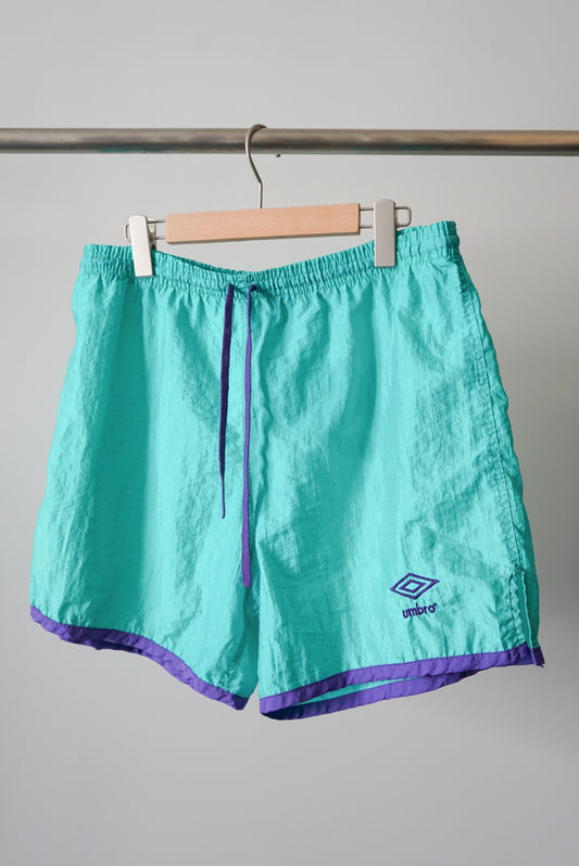 Bicolor nylon short pant