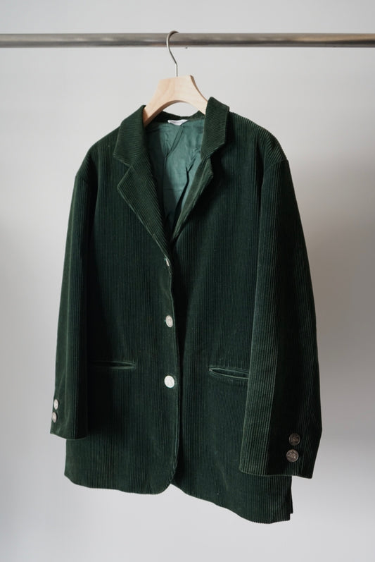 Deep green corduroy jacket