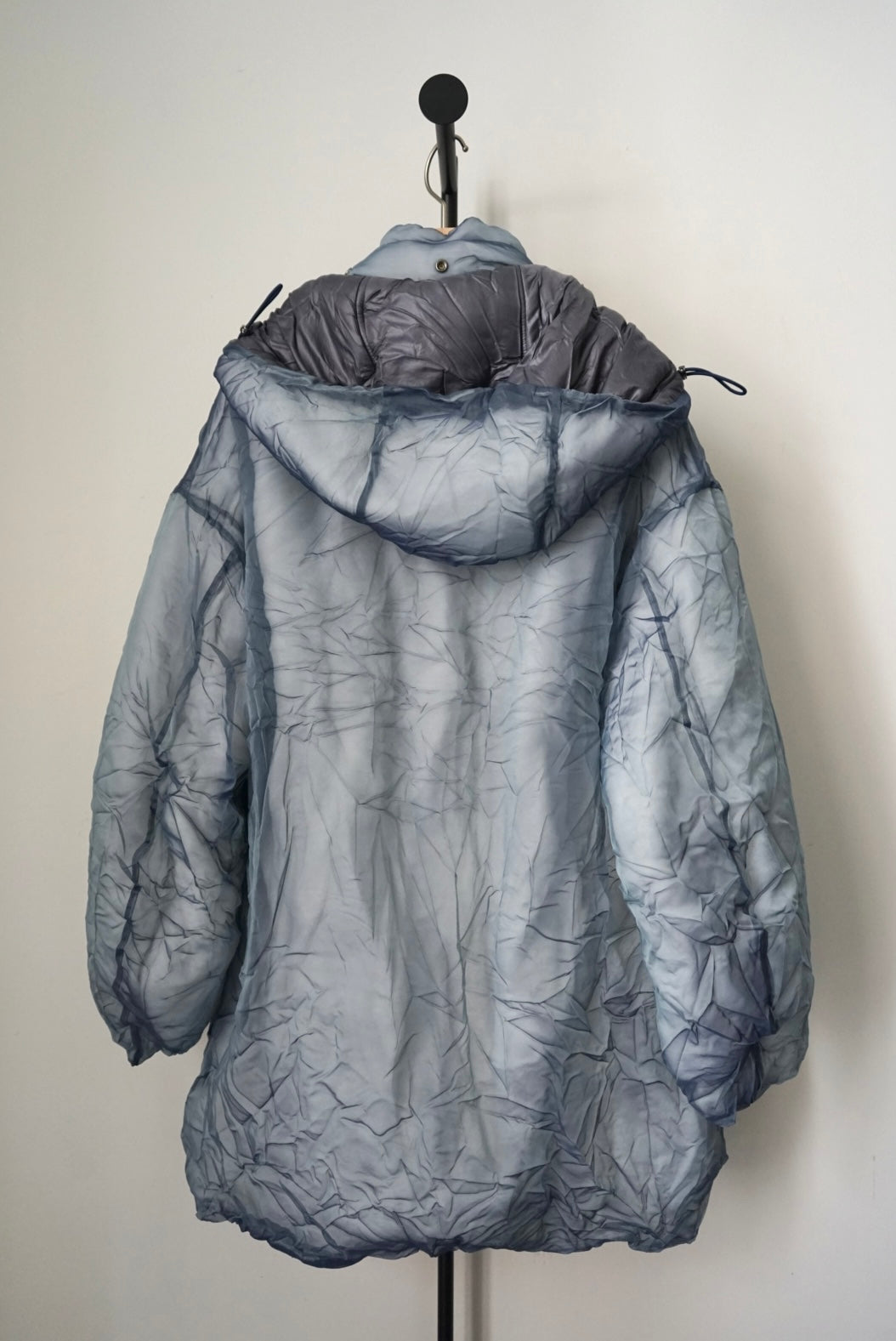 【DSCHUNGEL.】CRINKLED ORGANZA PADDED COAT