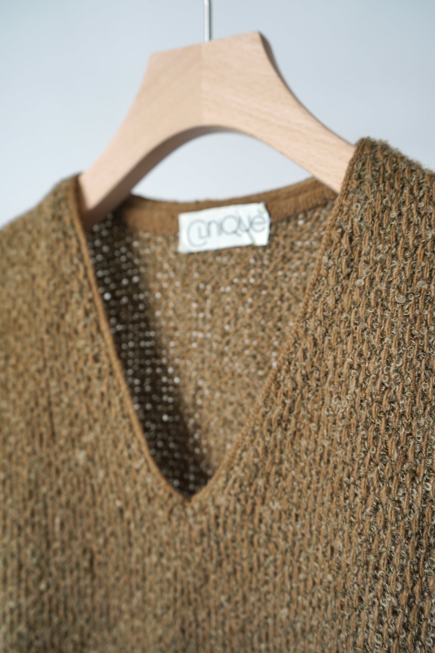 Euro alpaca mix knit vest