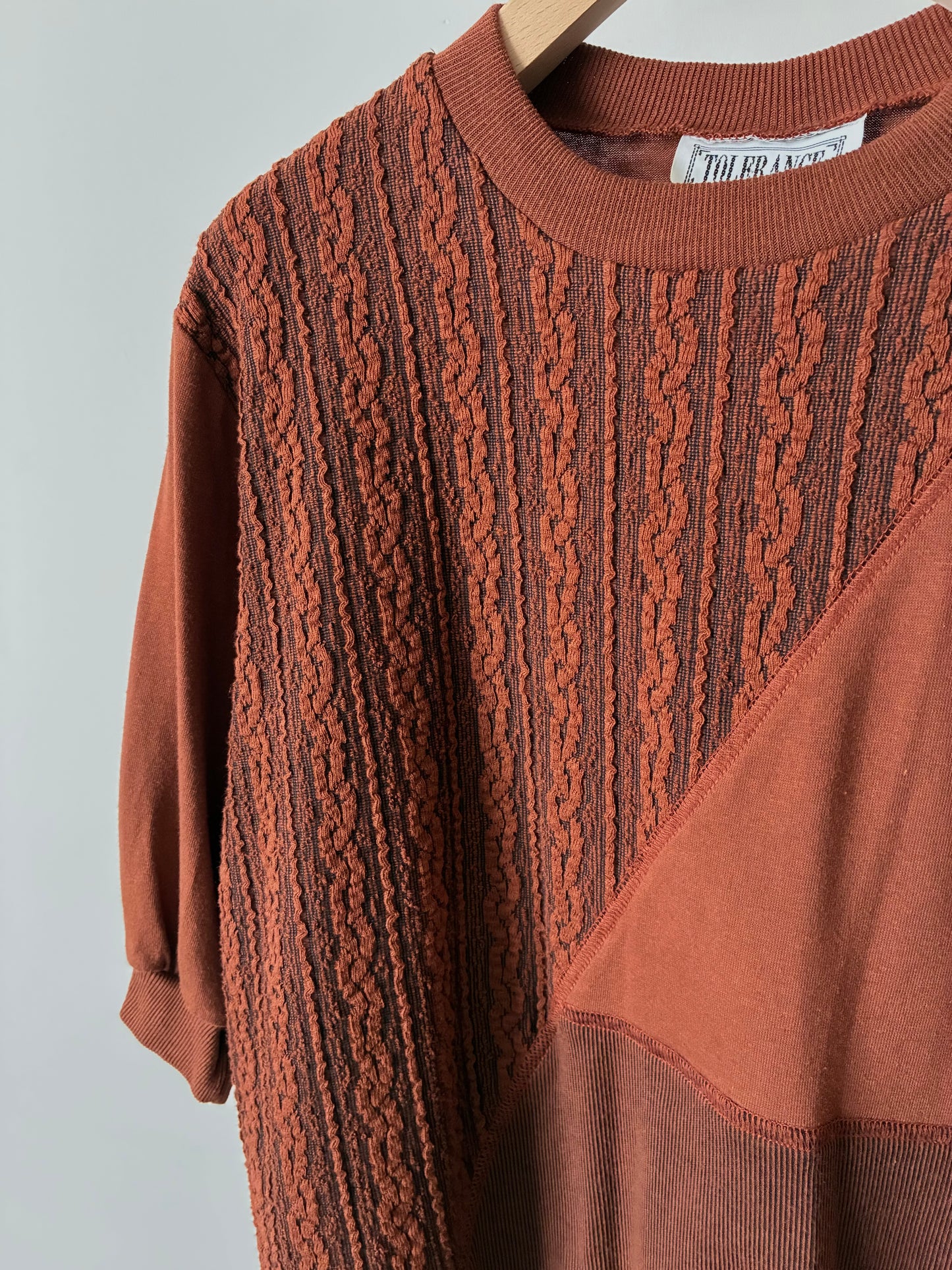 Multi pattern half sleeve tops made in USA
