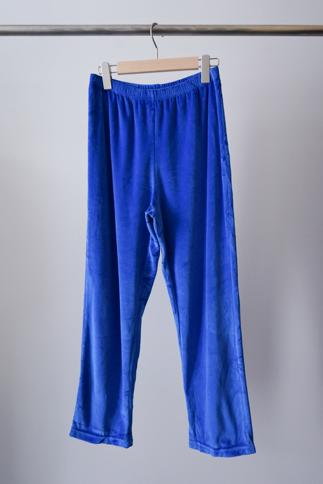 Blue velvet easy pant