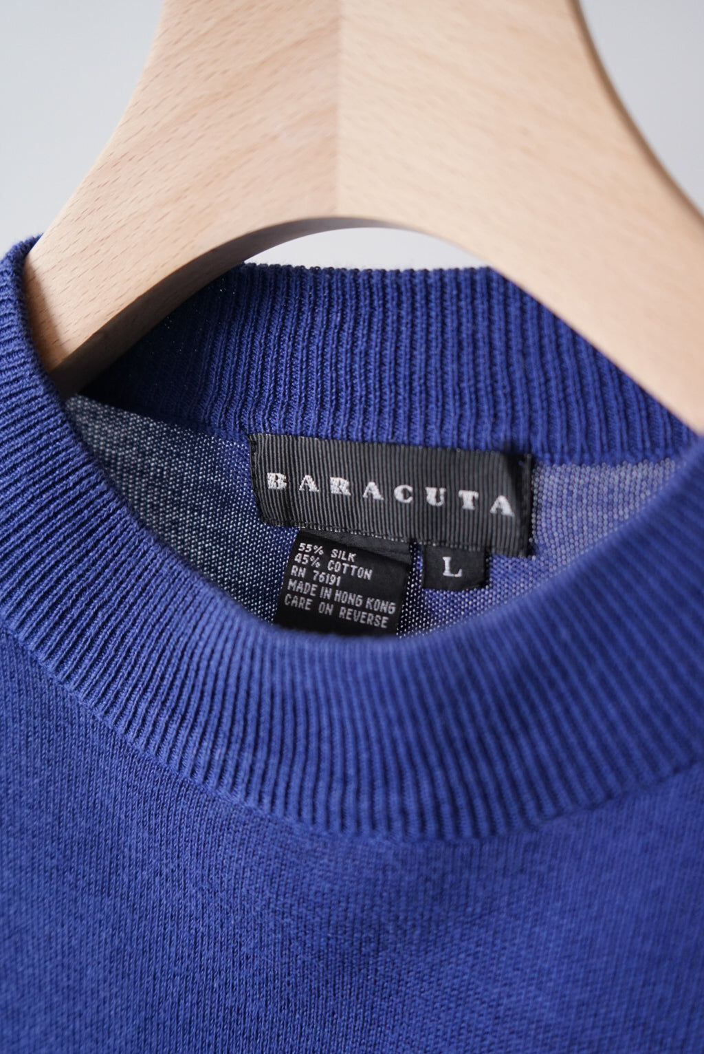 BARACUTA silk cotton knit tee