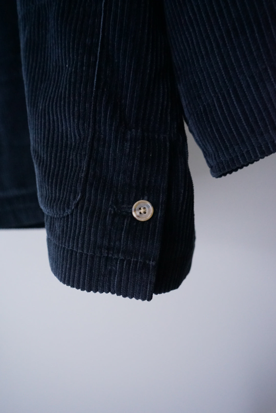 Corduroy navy coverall