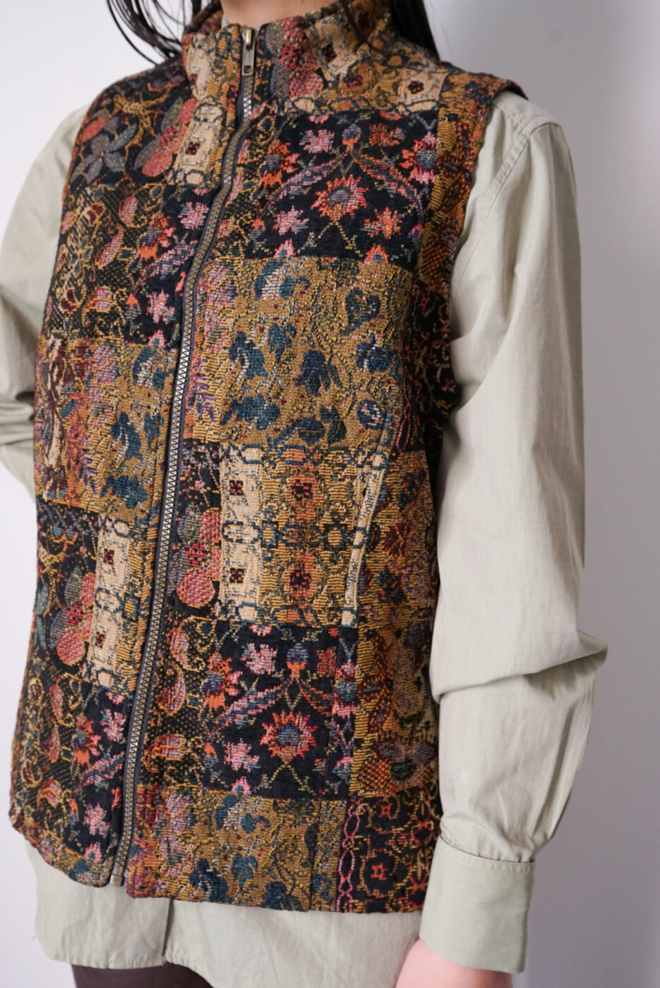 Jacquard vest