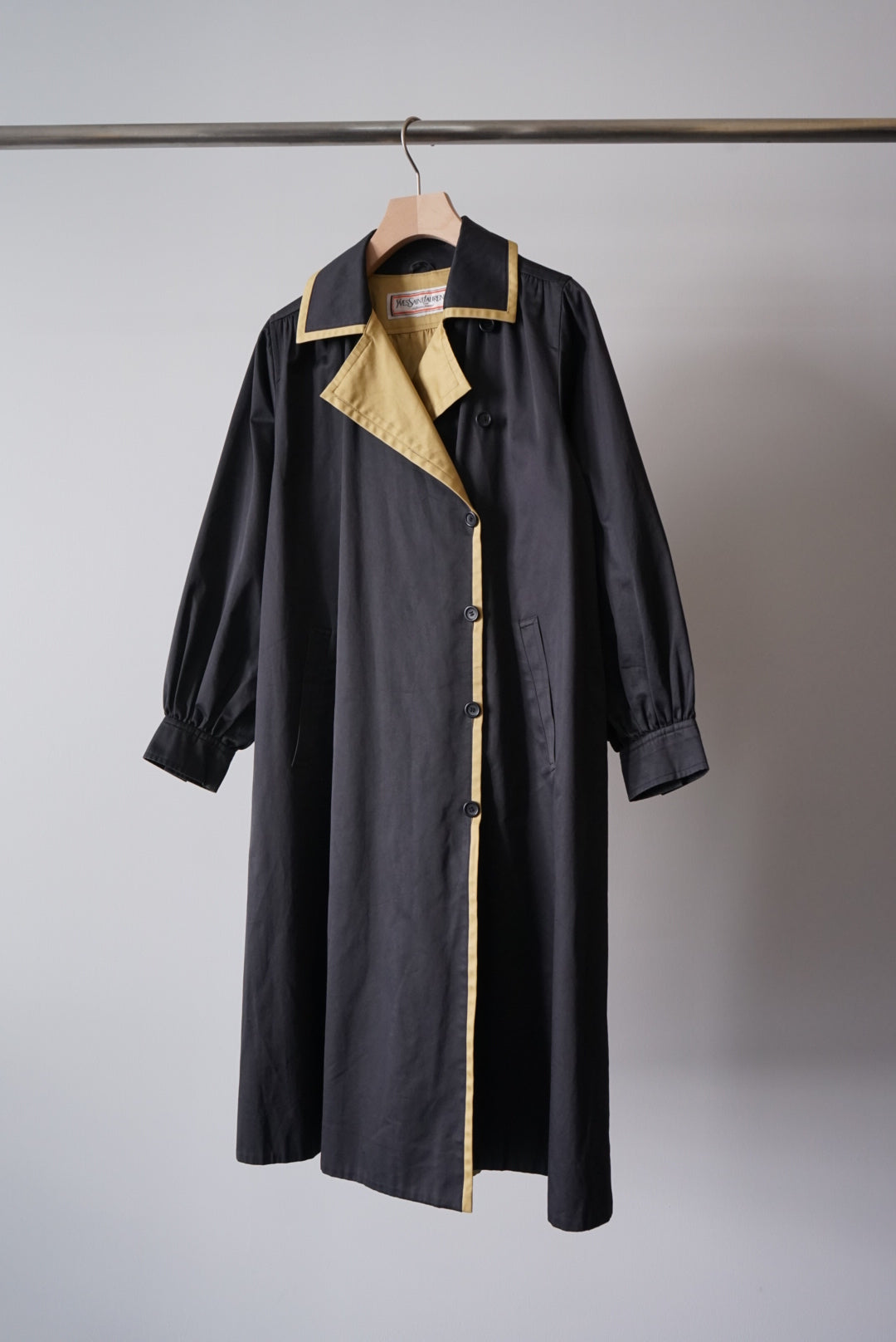 "Yves saint laurent" piping coat