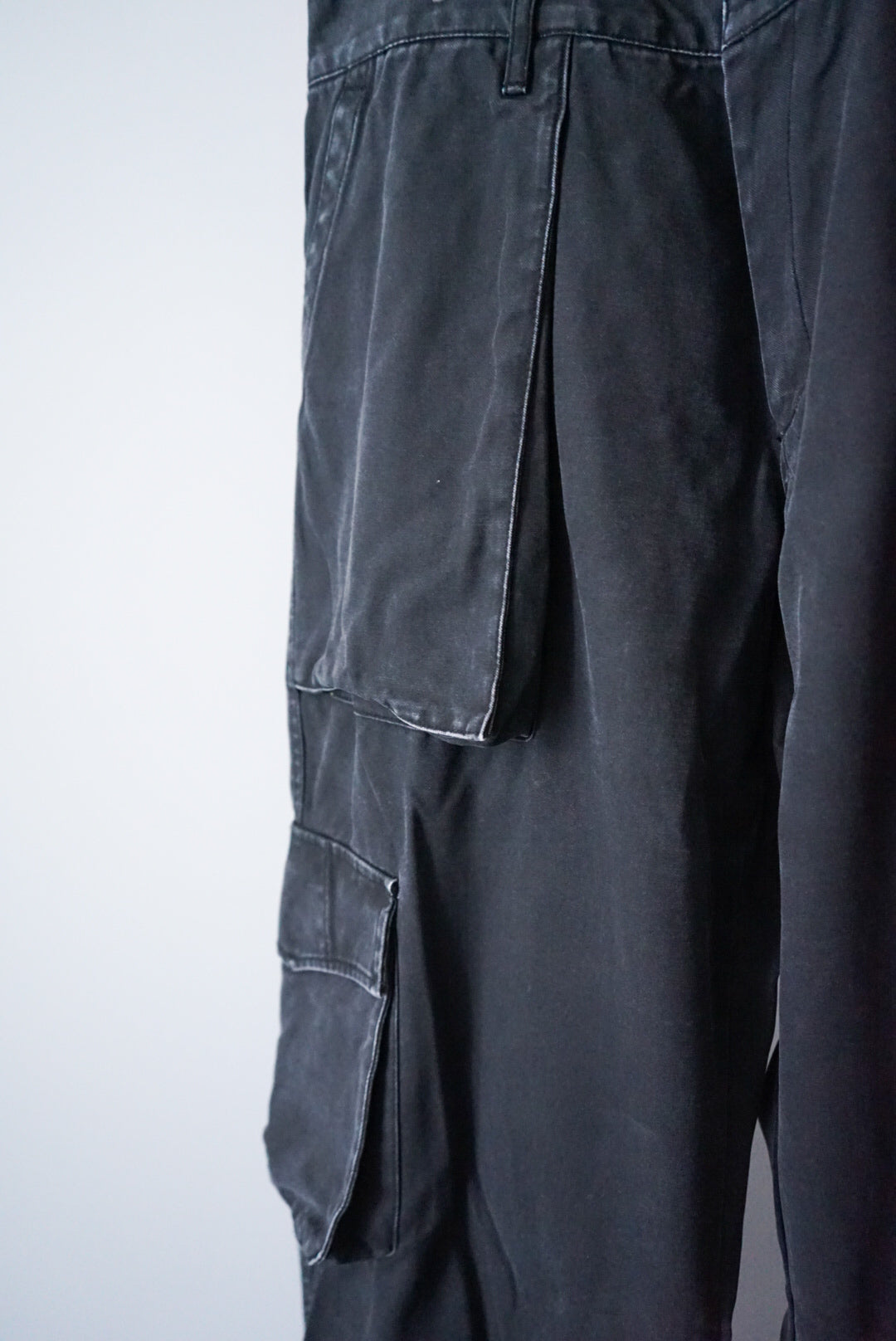 6 pockets resin coating pant