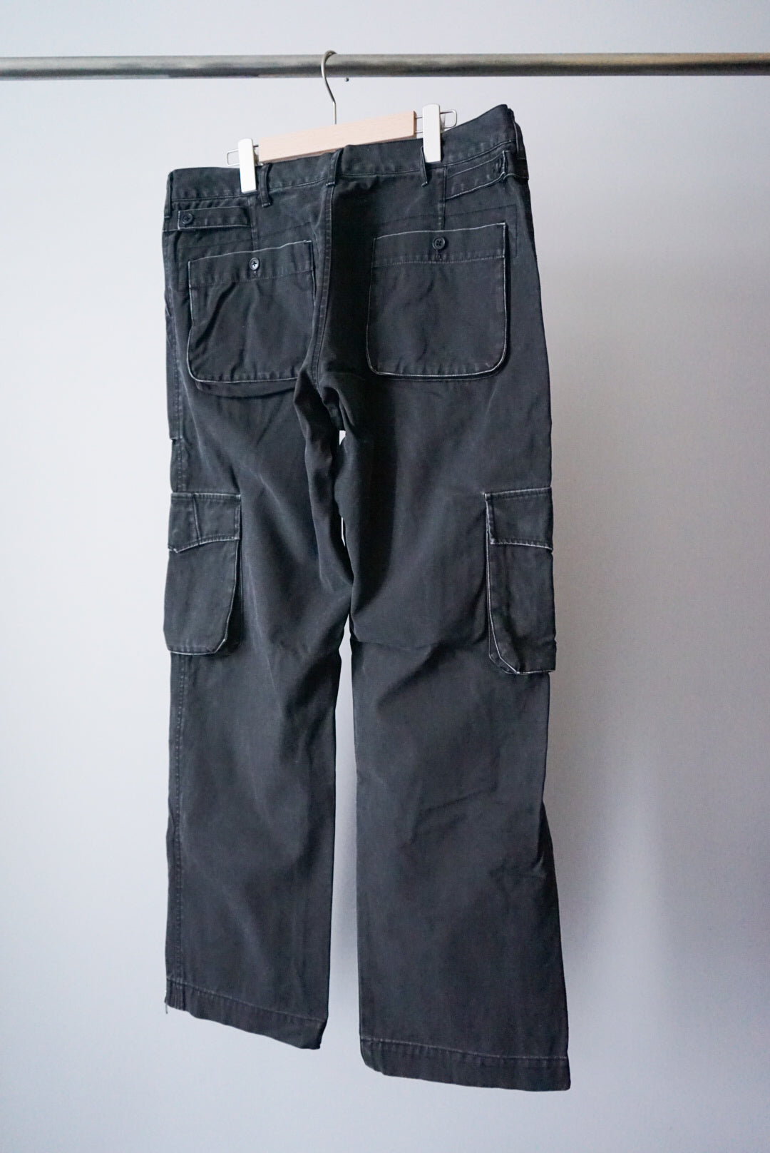 6 pockets resin coating pant