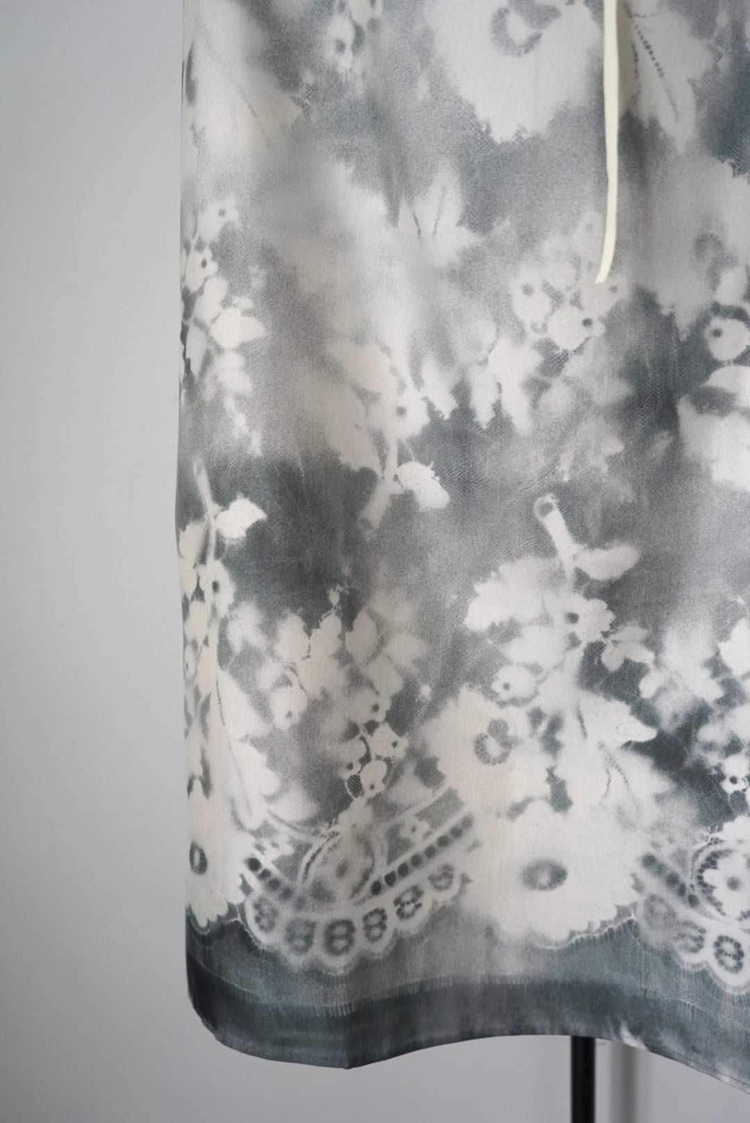 【EUCHRONIA】2way Shadow Lace Print Skirt