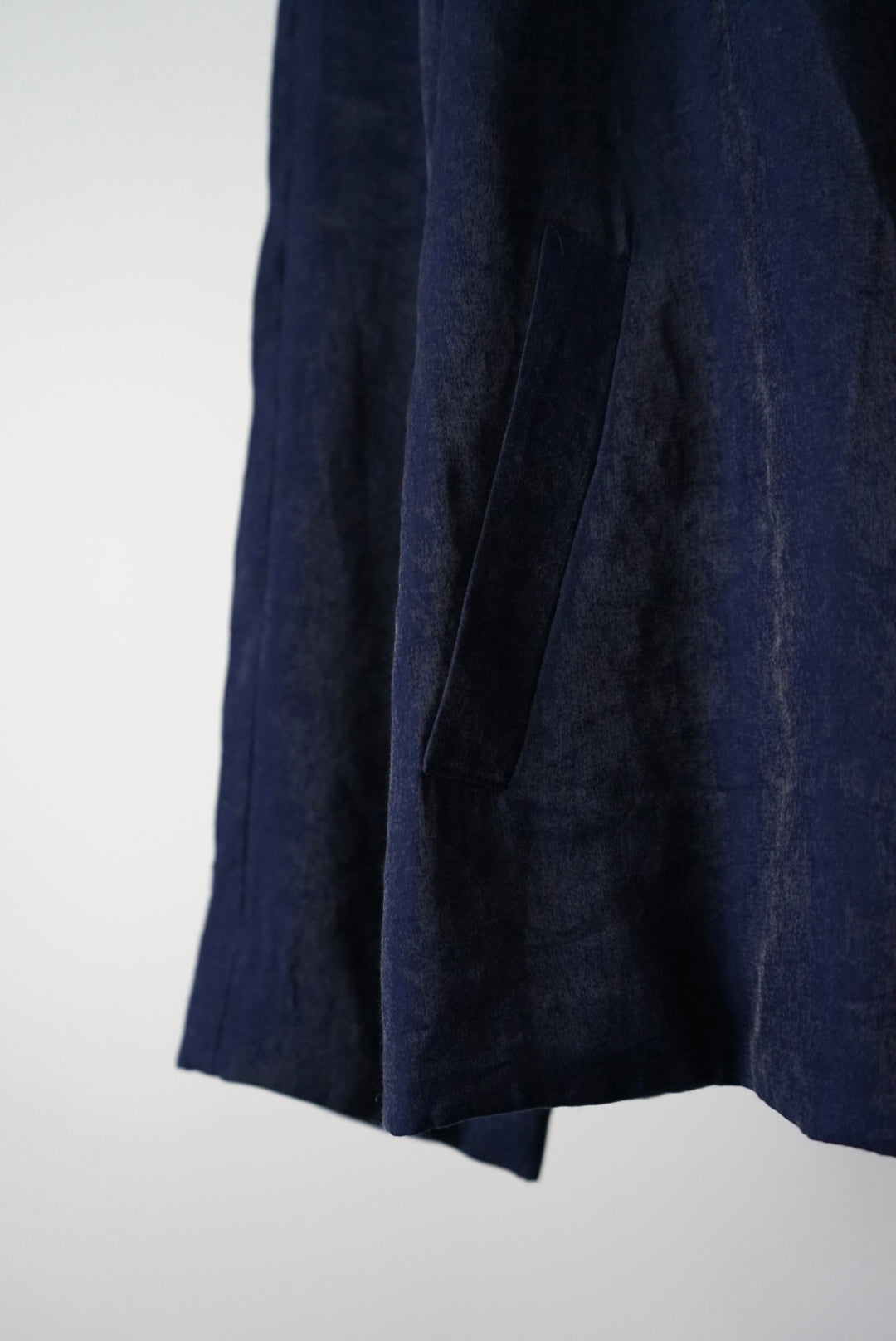 Shiny design collar jacket